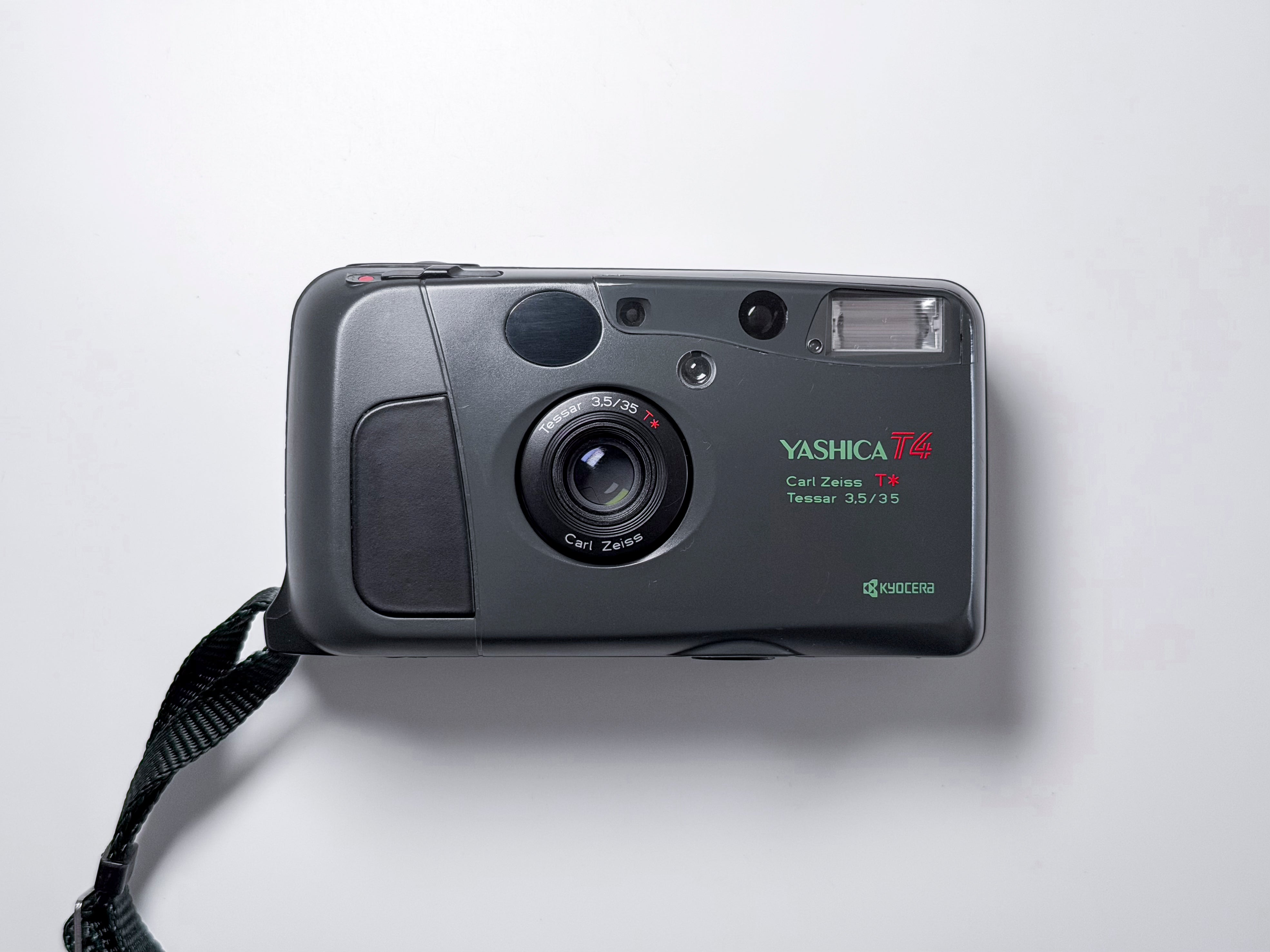 Yashica T4 Safari Zeiss Lens 35mm Film Camera - Film Tested, Excellent