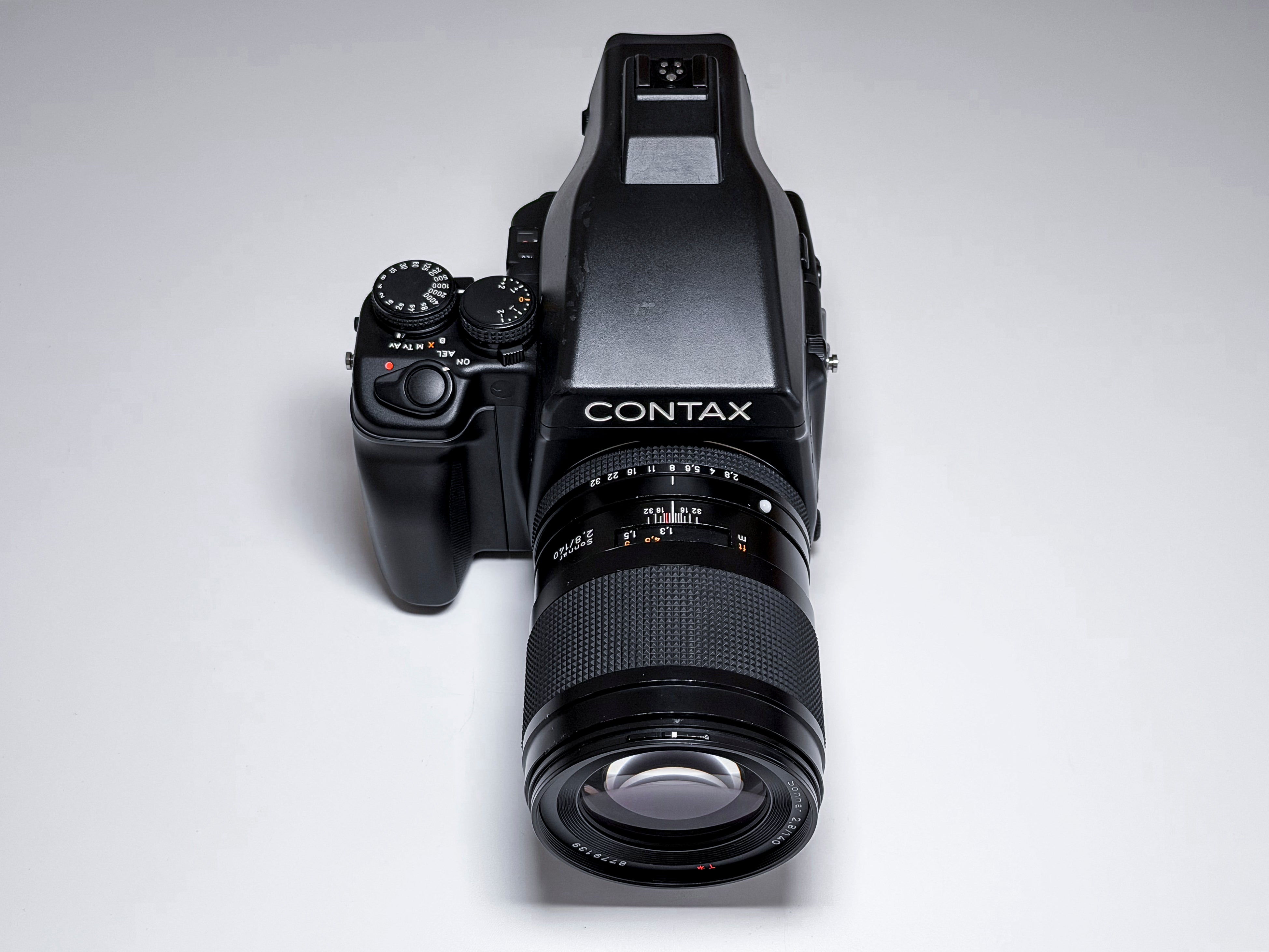 Contax 645 + 120mm Sonnar Full Set Metering Finder - CLA and Film Tested