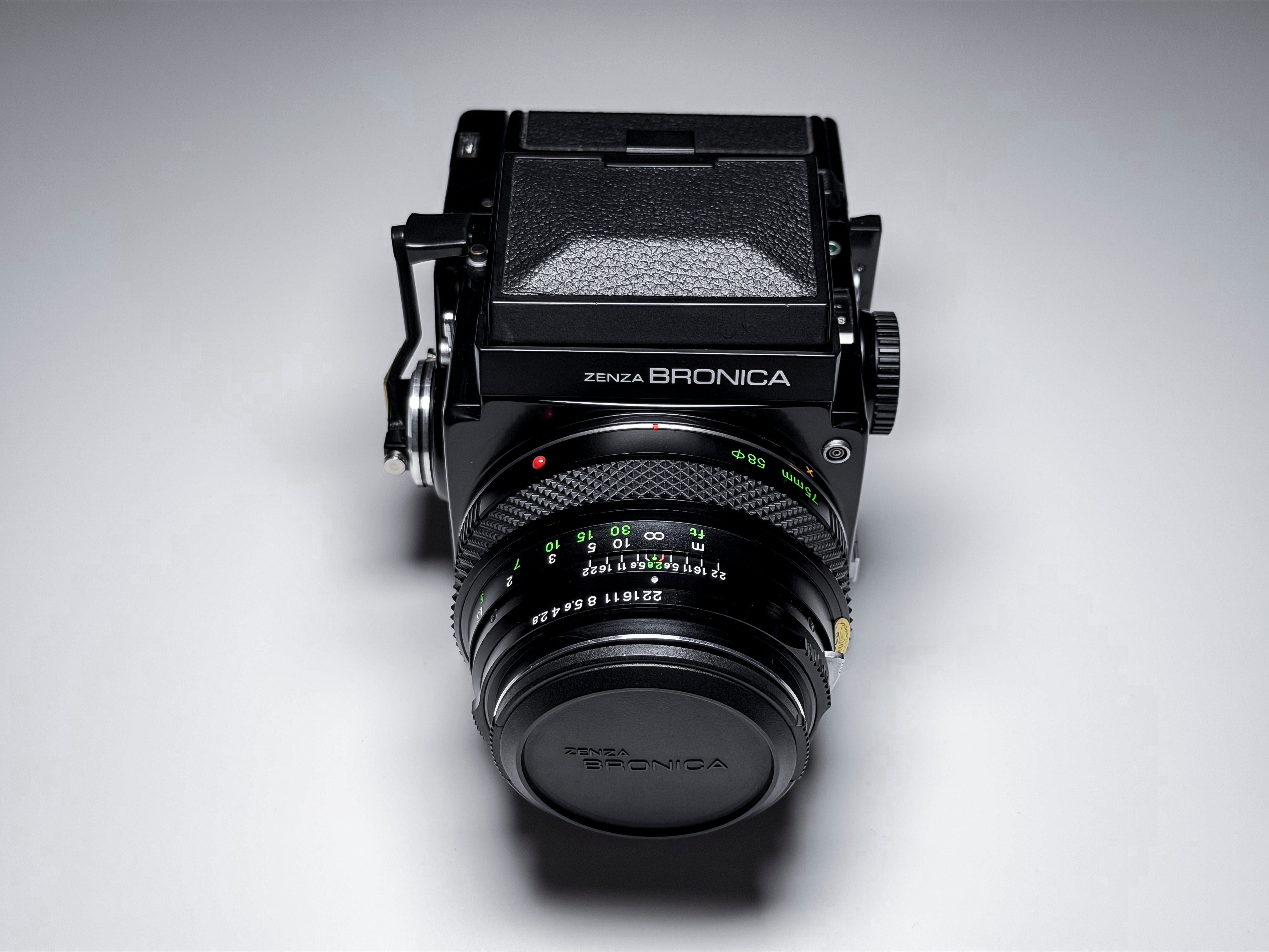 Mint! Rare Zenza Bronic ETR + 75mm f/2.8 - Film tested perfectly working