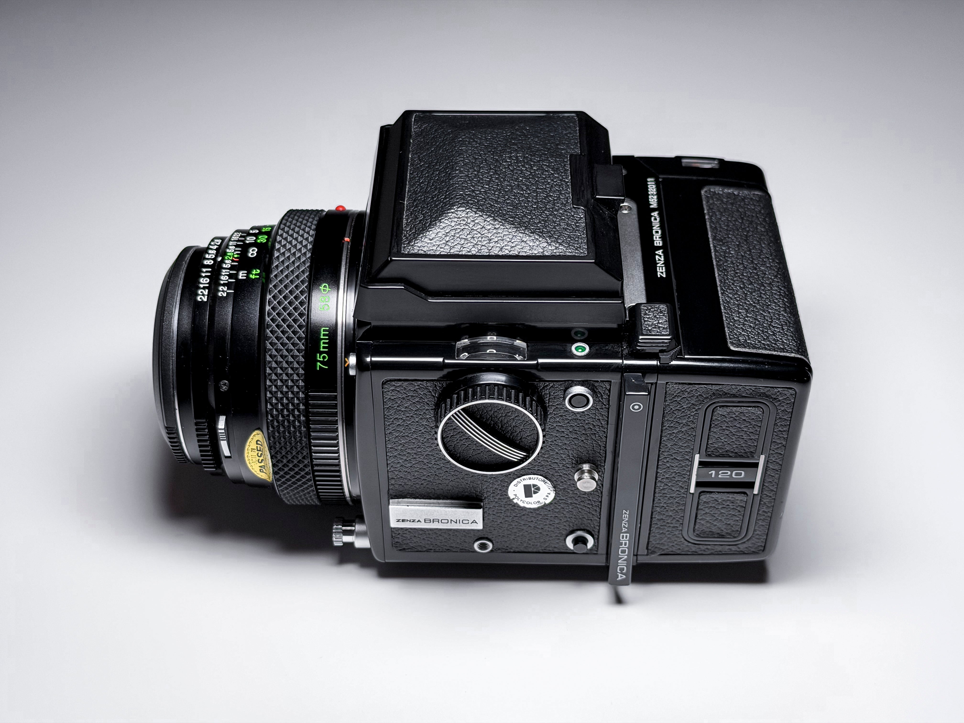 Mint! Rare Zenza Bronic ETR + 75mm f/2.8 - Film tested perfectly working