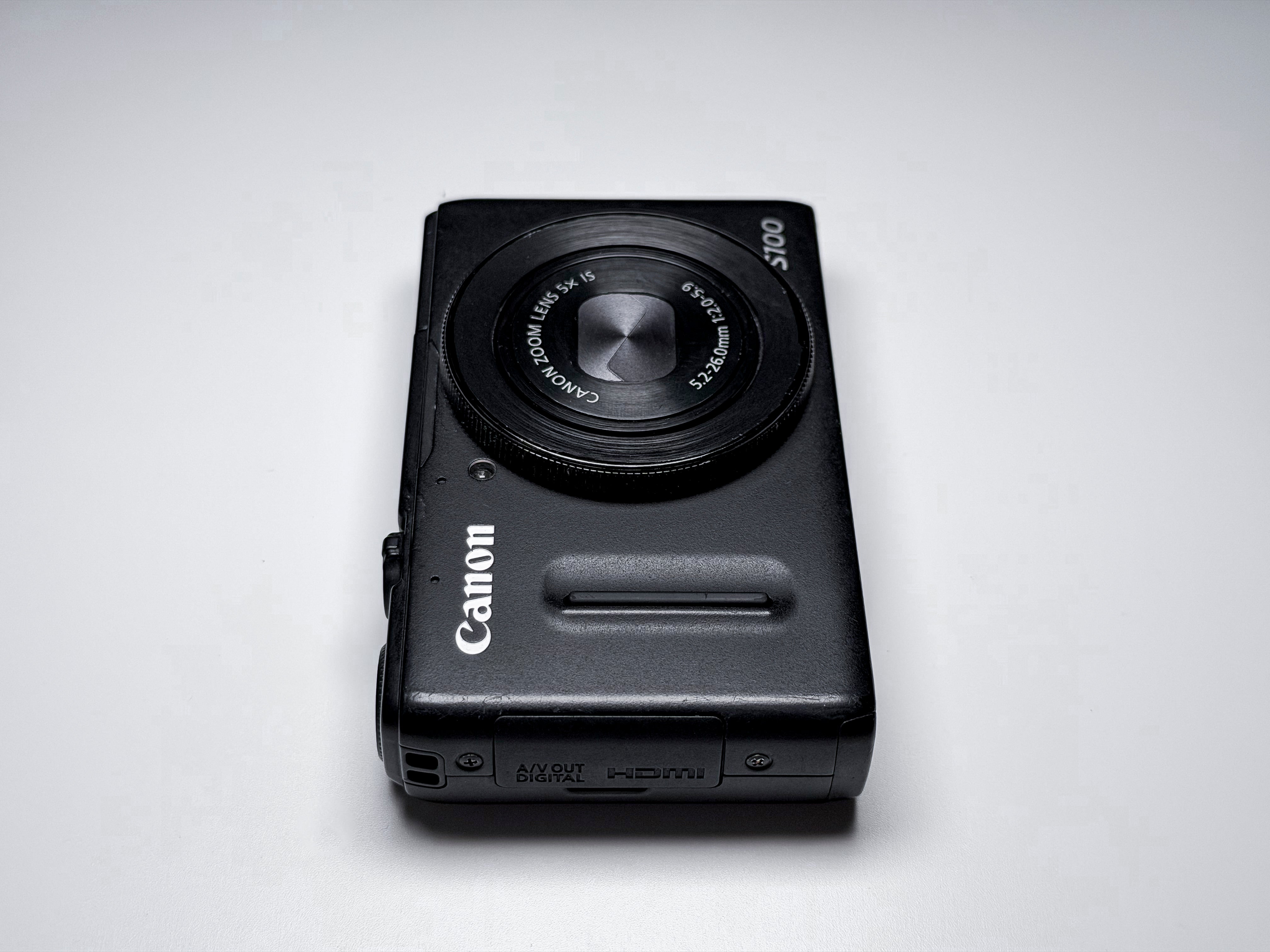 Canon S100 Powershot Digital Camera 5X Zoom IS f/2 - 1 Year Warranty, Excellent