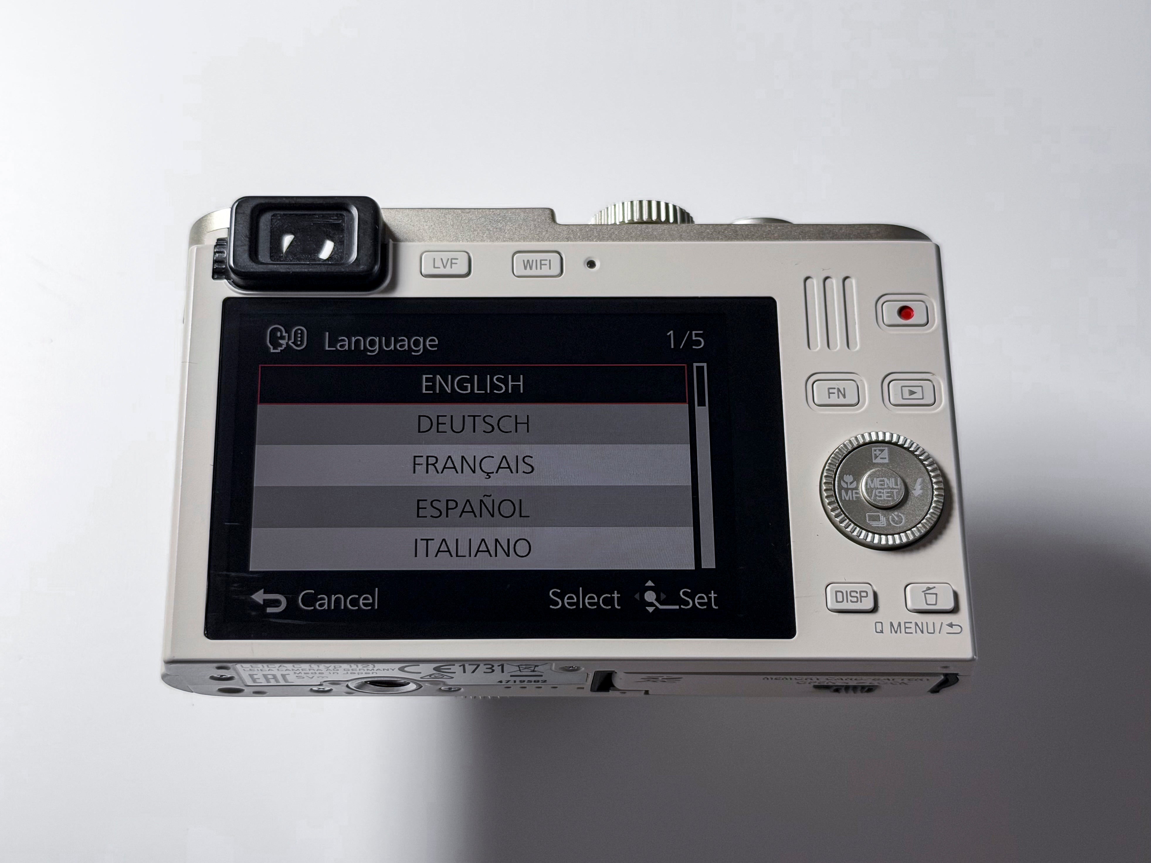 Leica C Typ 112 Vario-Summicron Compact Camera - 1 Year Warranty, Excellent