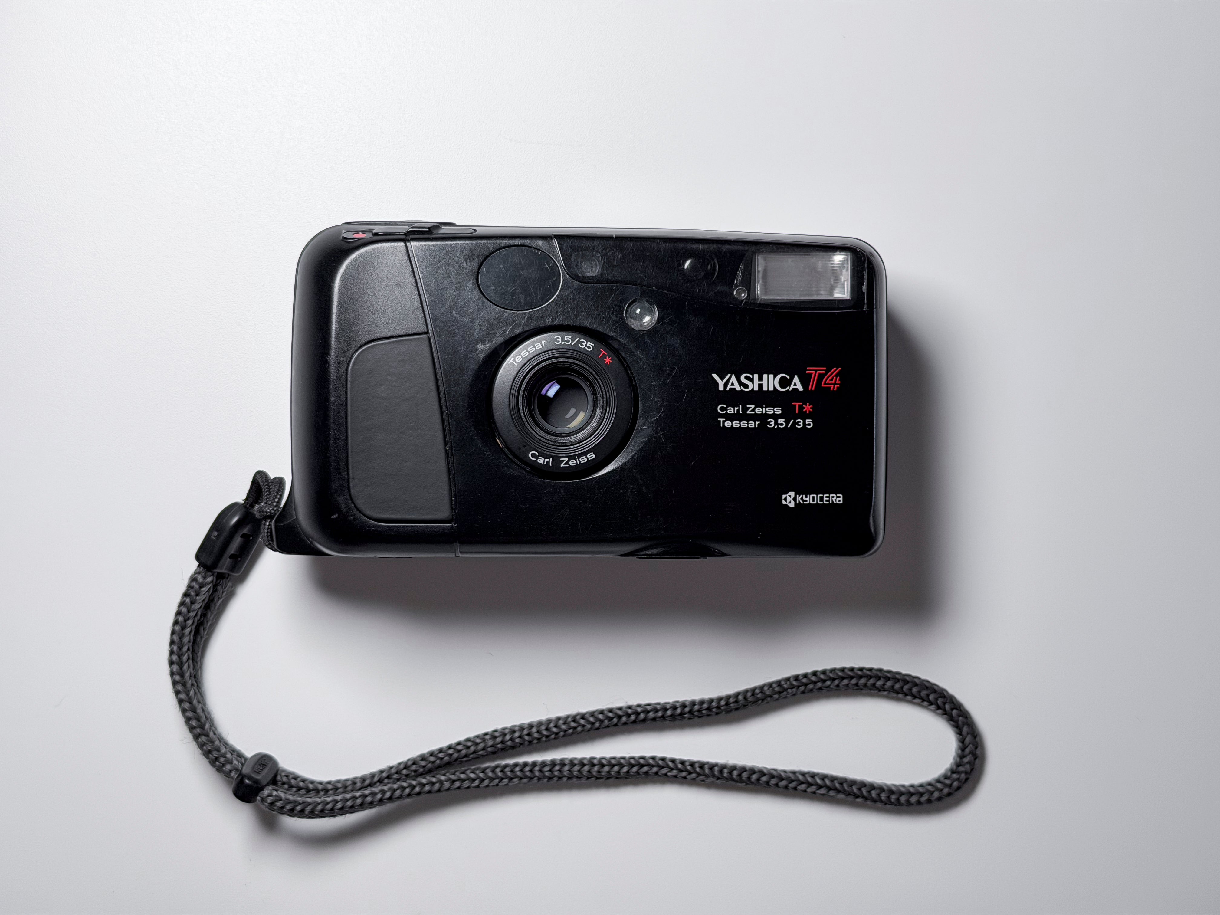 Yashica T4 T4D Zeiss Lens 35mm Film Camera - Film Tested, Perfectly Wo