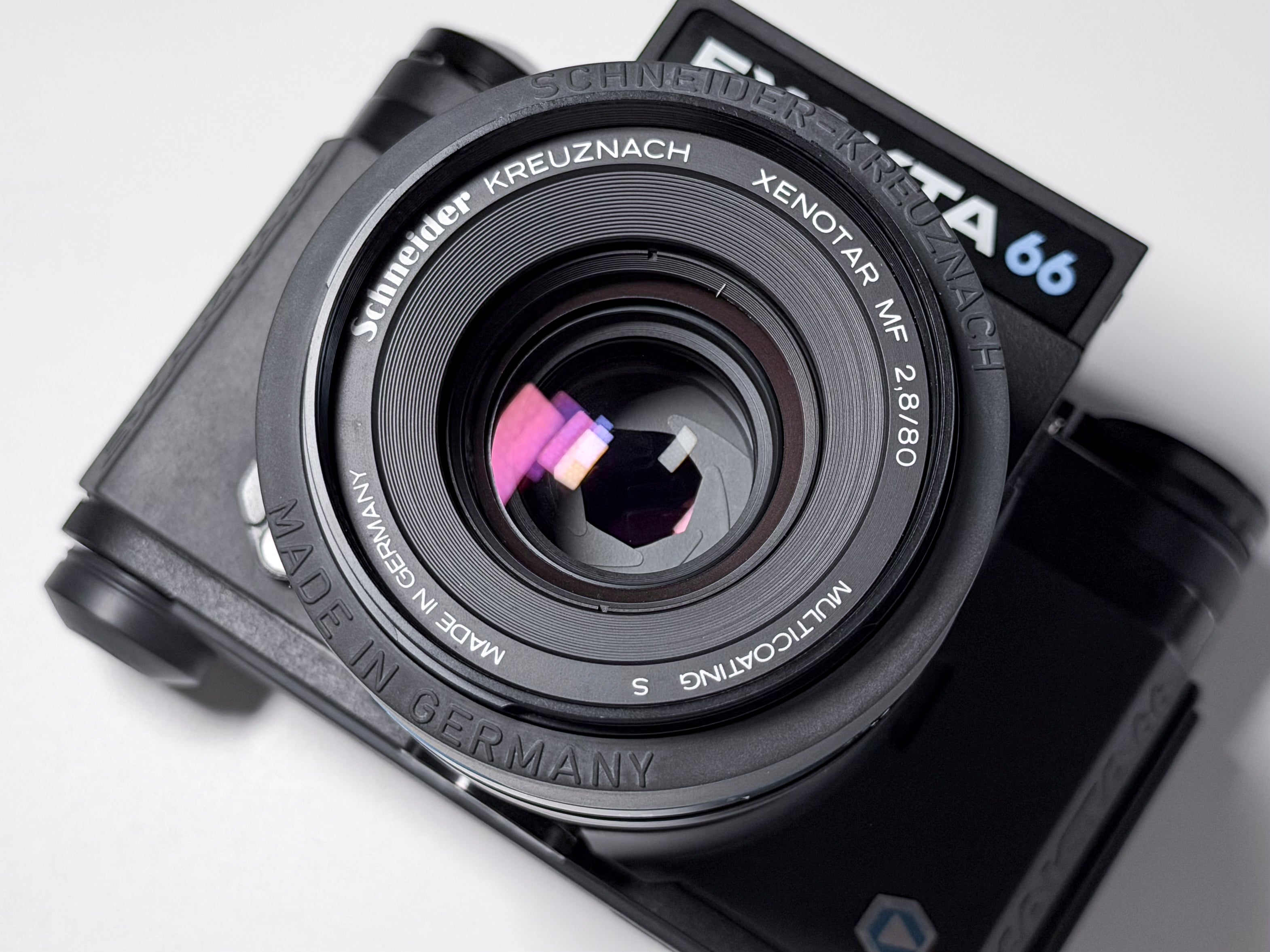 Exakta 66 + Schneider Xenotar 80mm f/2.8 Medium Format Film Camera - Near Mint