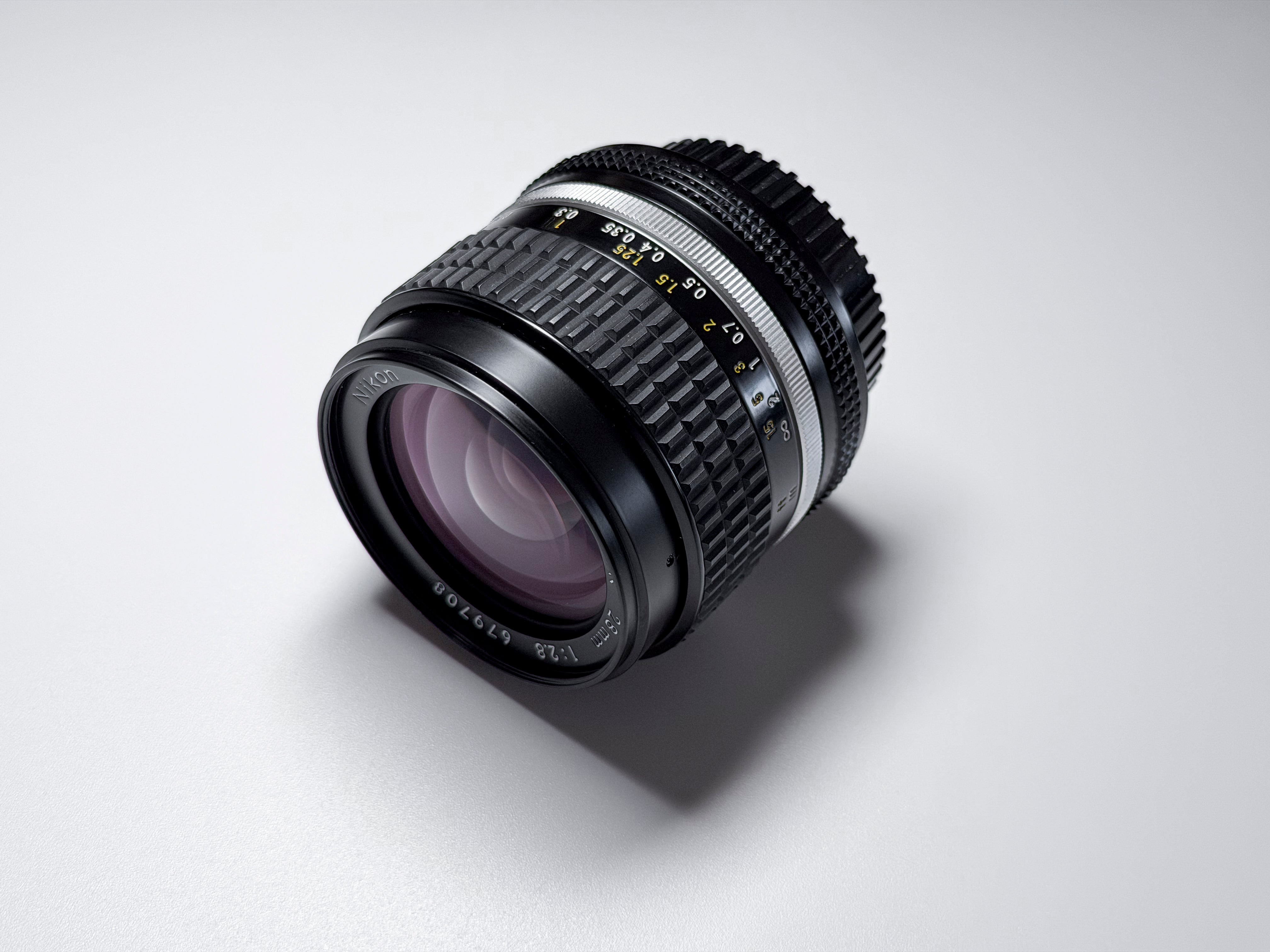 Nikon Nikkor 28mm f/2.8 AI-S AIS F Mount Lens - Near Mint
