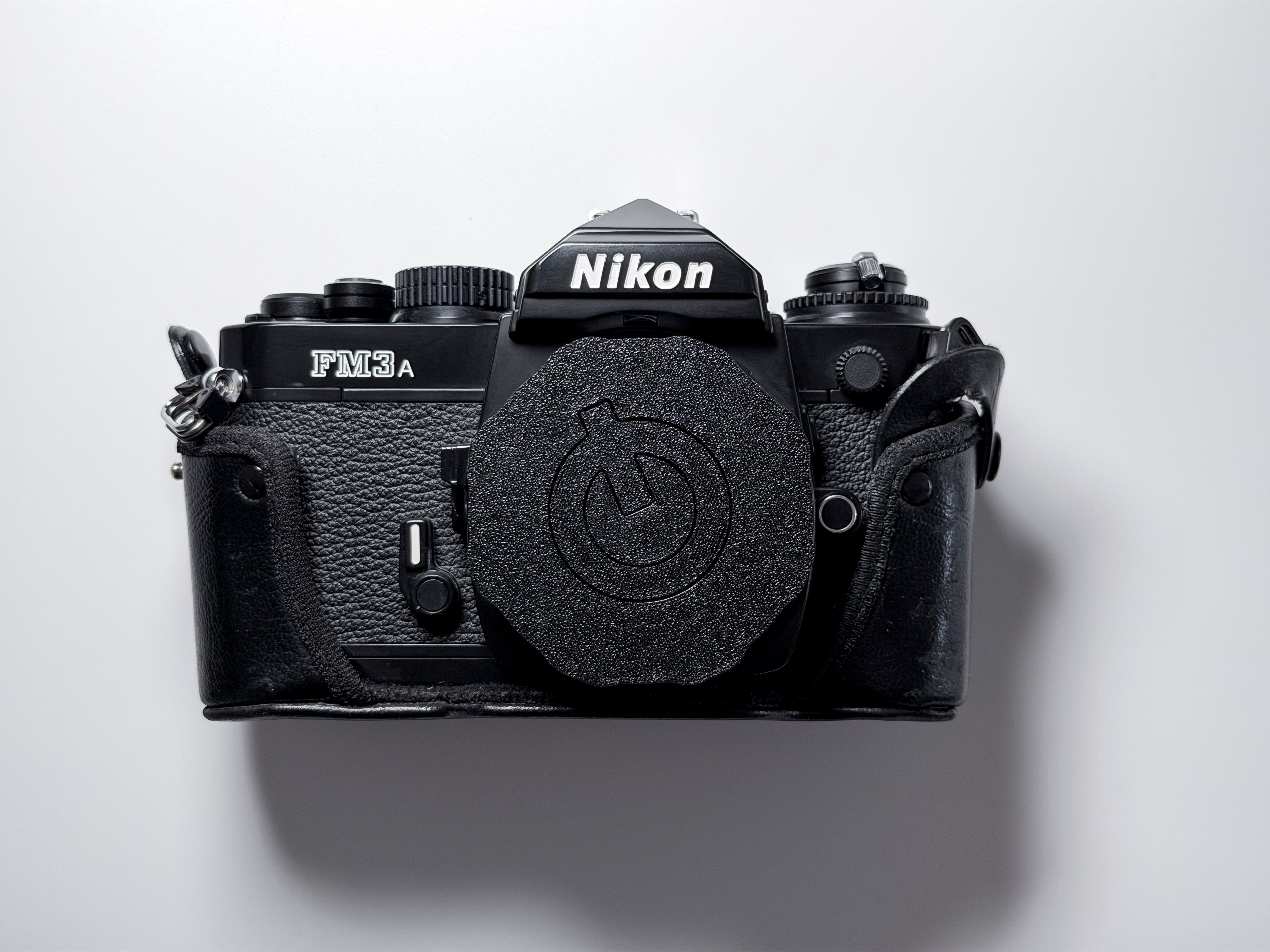 Nikon FM3a Black 35mm Film SLR + OG Pronto Case - Near Mint, Film Tested FM3 A