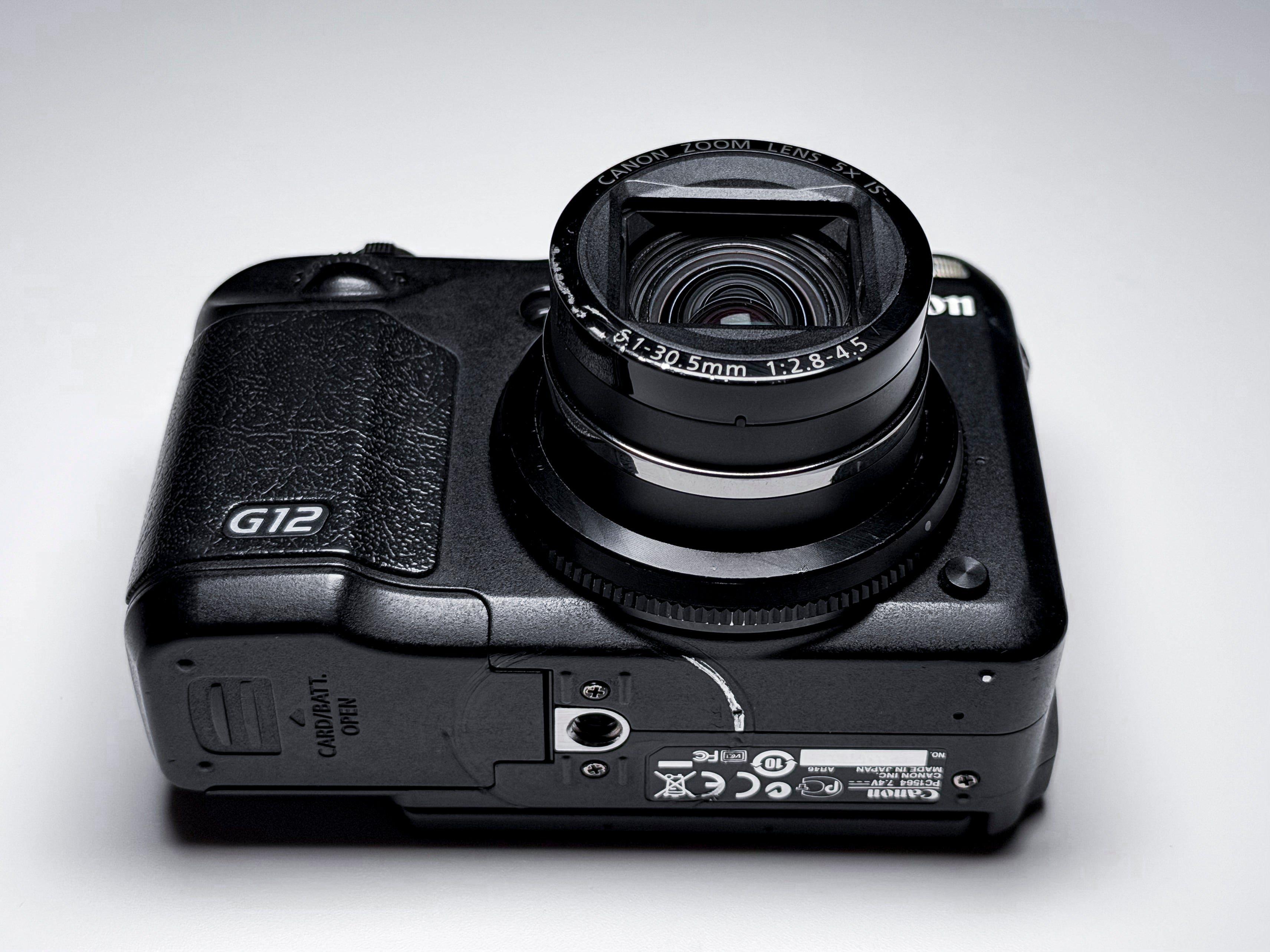 Canon G12 Powershot CCD + Waterproof Case - Excellent 1 Year Warranty