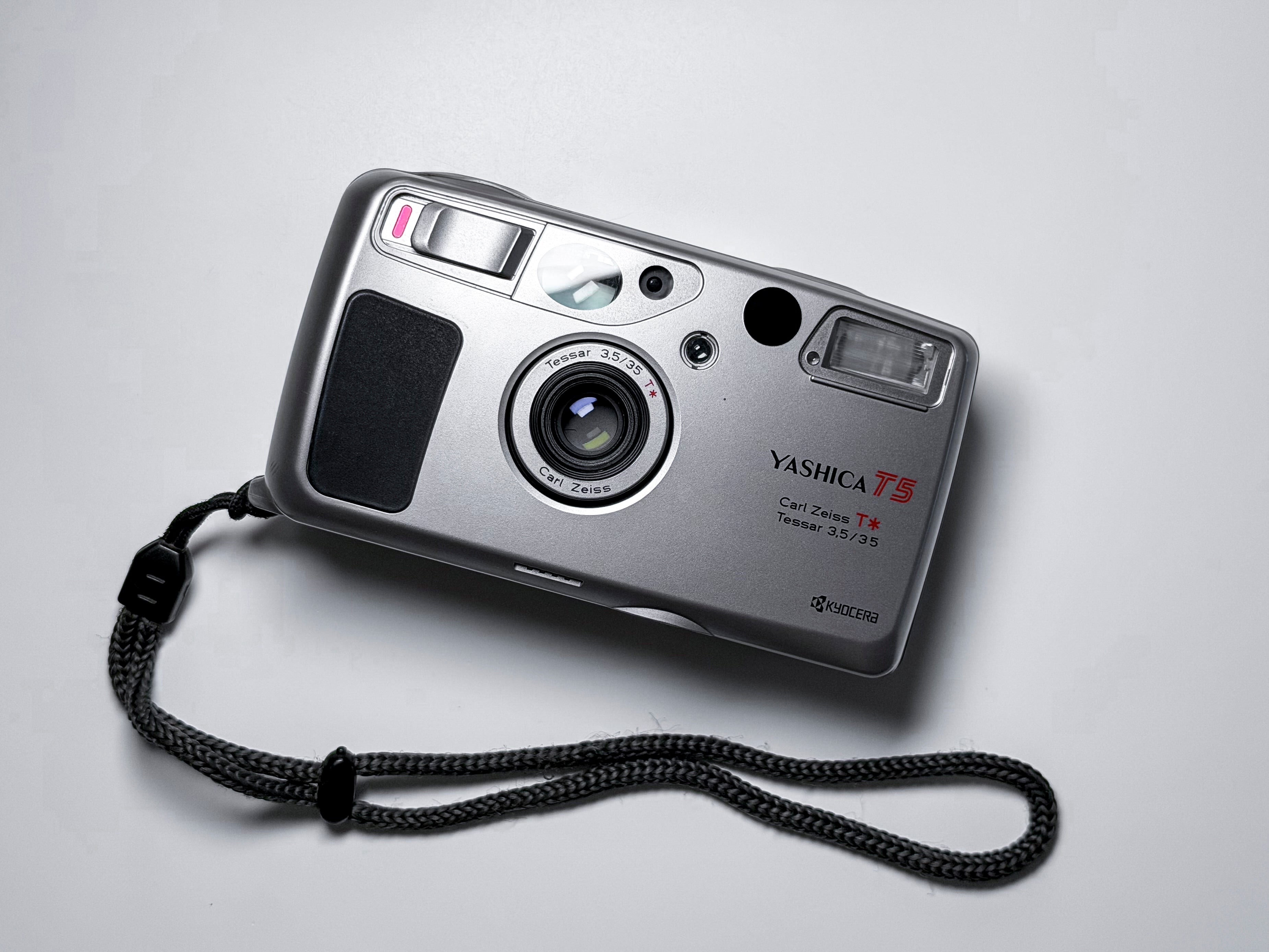 Yashica T5 35mm Film Camera Zeiss Lens - Film Tested, Perfectly Working