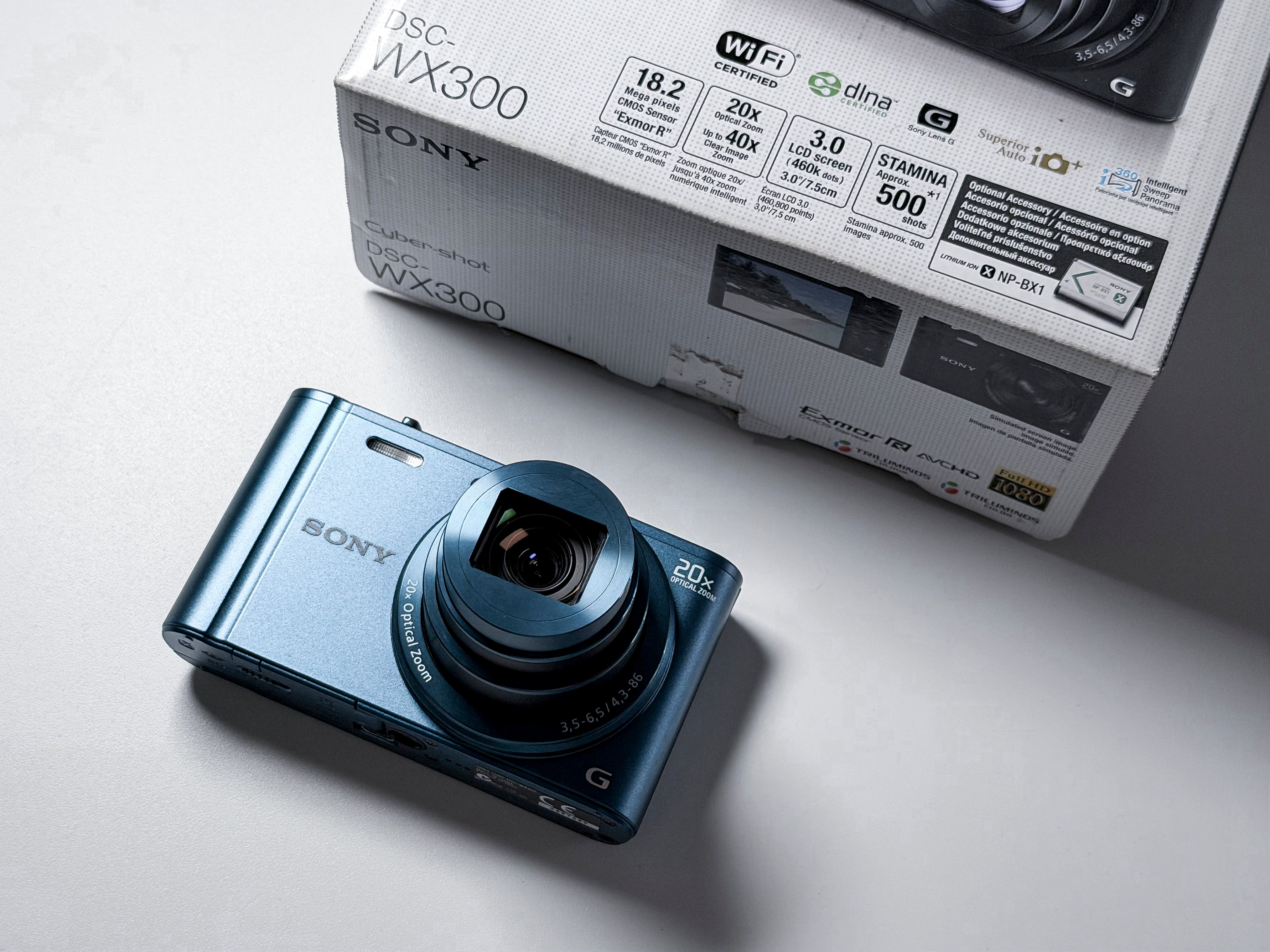 Sony Cyber-shot WX300 Compact Camera - 1 Year Warranty, Excellent WX-3