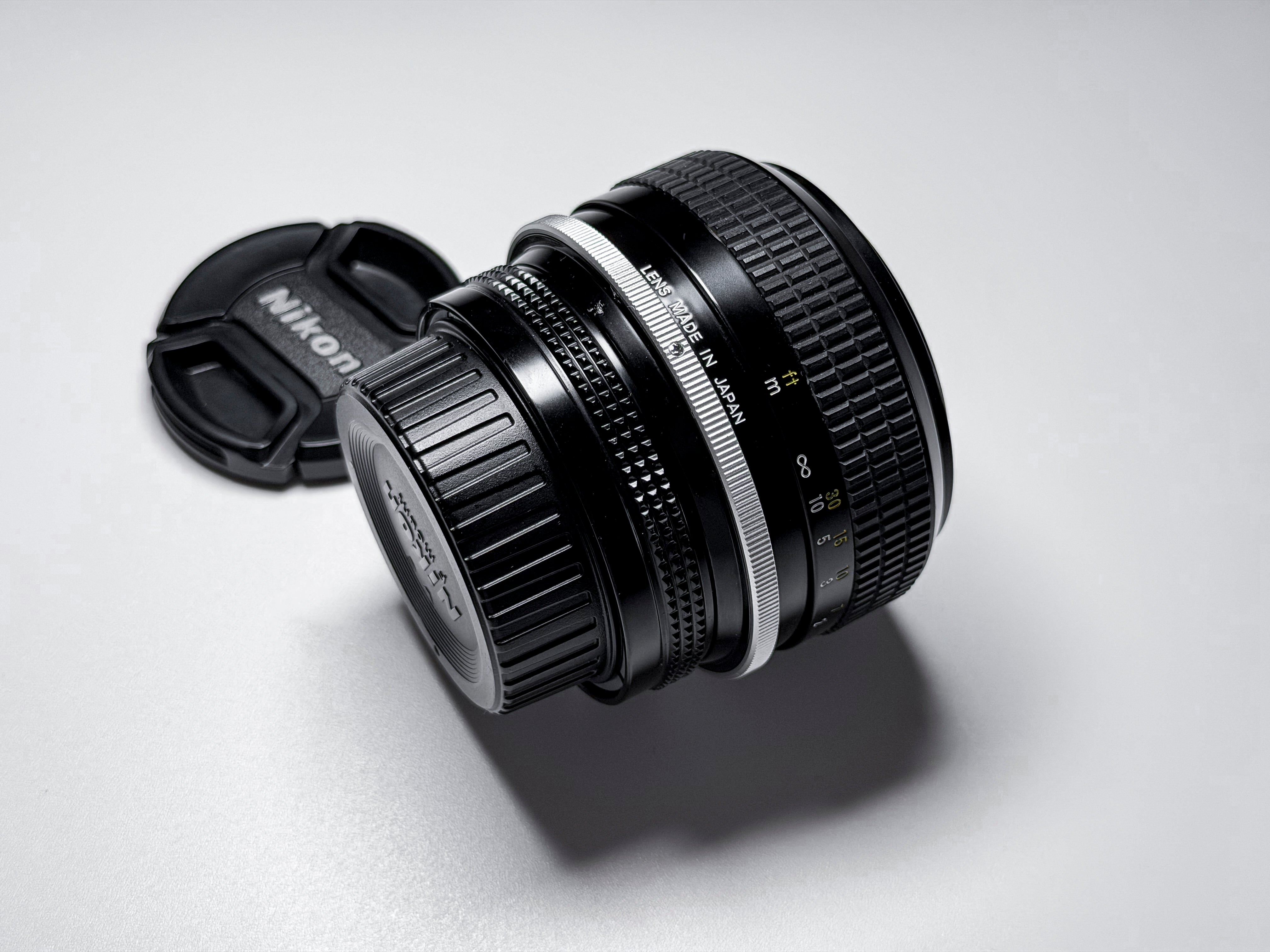 Nikon Nikkor 55mm f/1.2 AI F Mount Lens with Hood - Excellent, Read