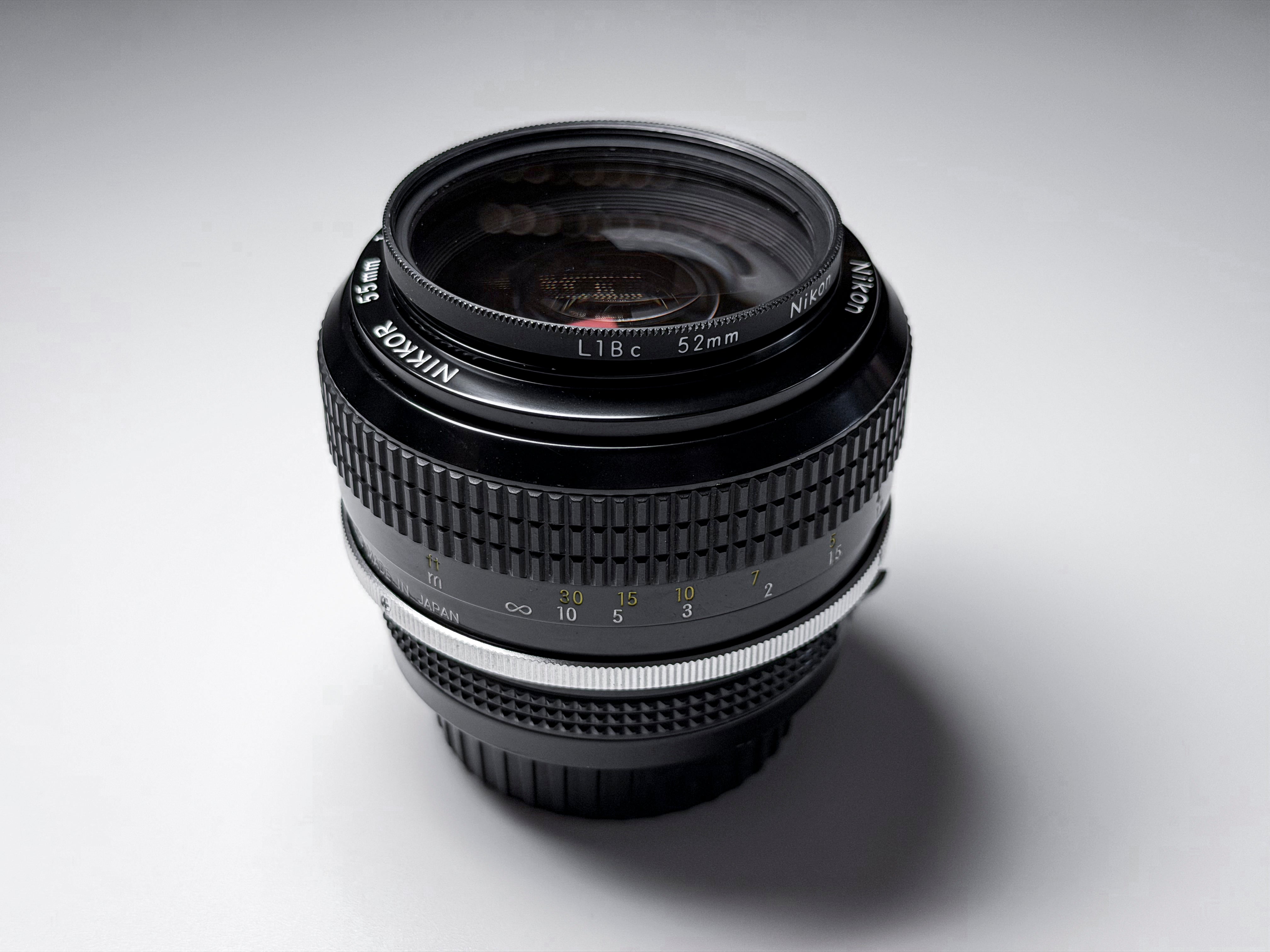 Nikon Nikkor 55mm f/1.2 AI F Mount Lens with Hood - Excellent, Read