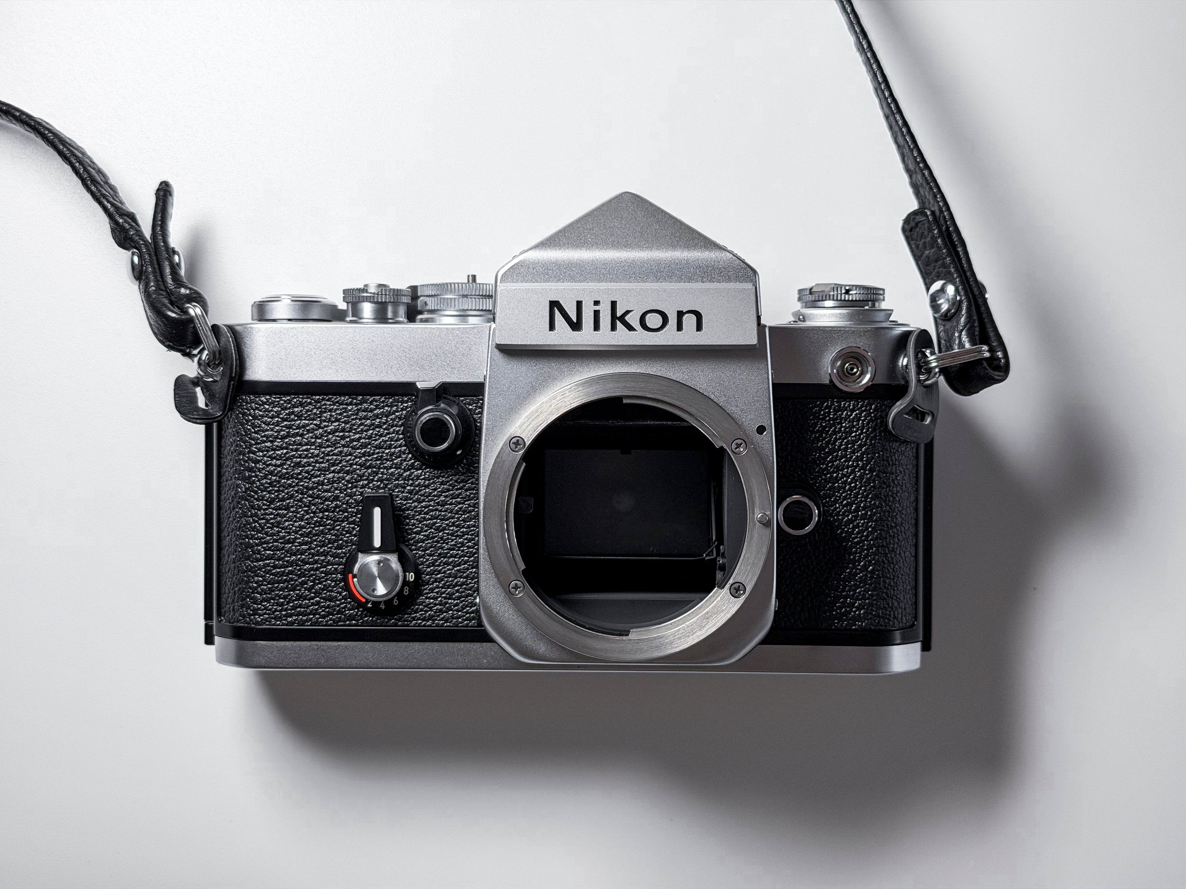 Nikon F2 + 50mm f/1.4 Nikkor AI-S + Pronto Leather Case - Excellent, Film Tested