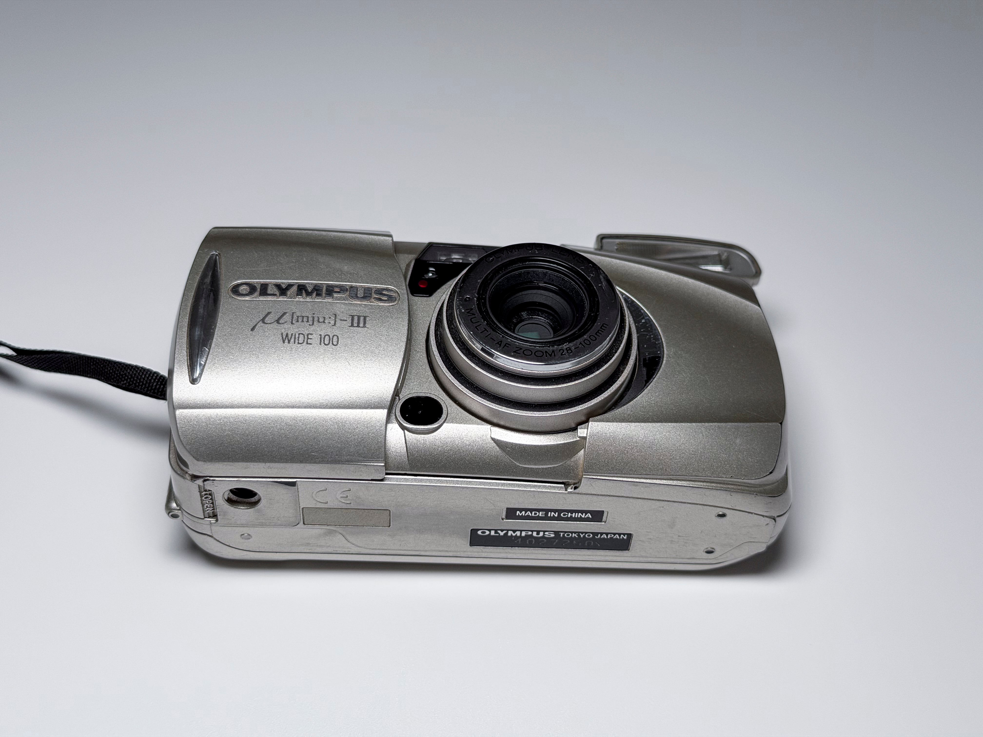 Olympus Mju II Wide 100 Zoom 35mm Point&Shoot Camera - Film Tested, Excellent