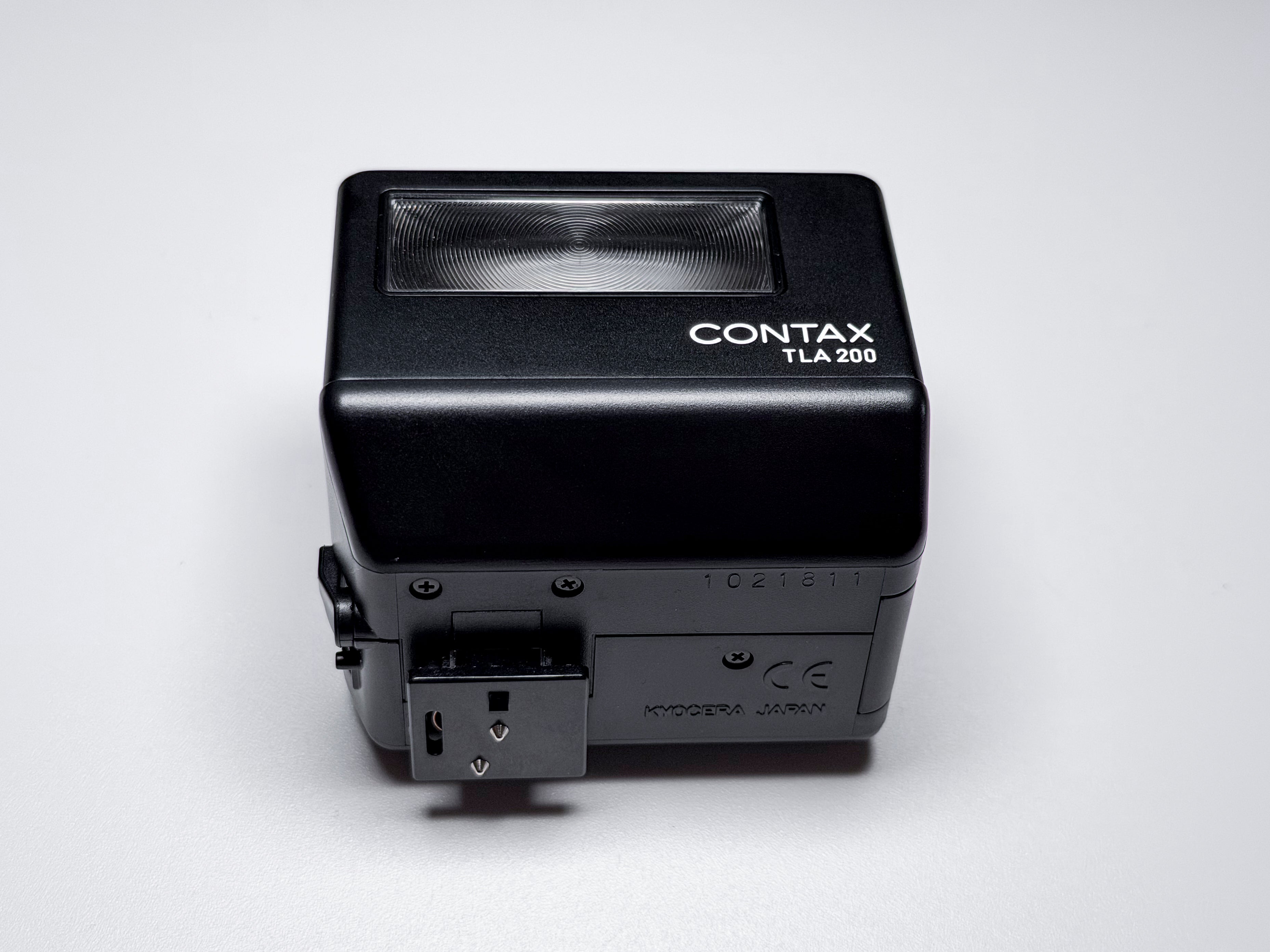 Contax TLA 200 Flash for G1 G2 Rare Black - Near Mint Perfectly Working TLA200