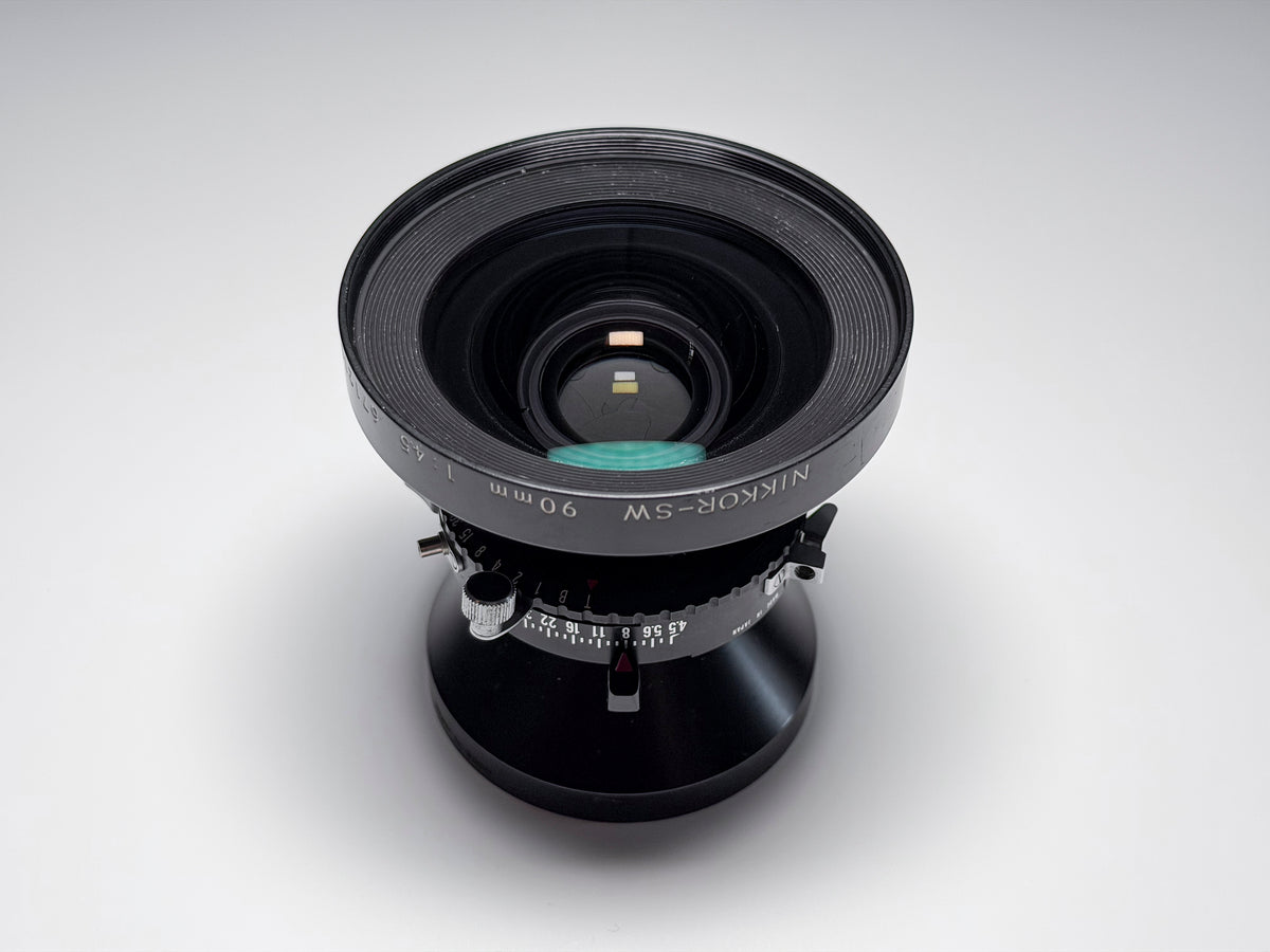Nikon Nikkor-SW 90mm f/4.5 Large Format Lens with Shutter