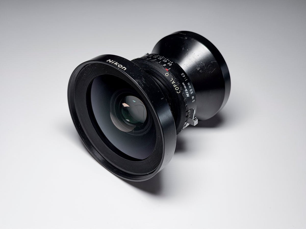 Nikon Nikkor-SW 90mm f/4.5 Large Format Lens with Shutter