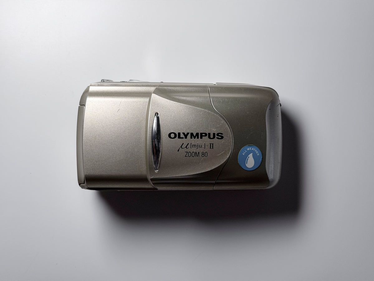 Olympus Mju II Zoom 80 35mm Film Camera - Film Tested, Perfectly Working