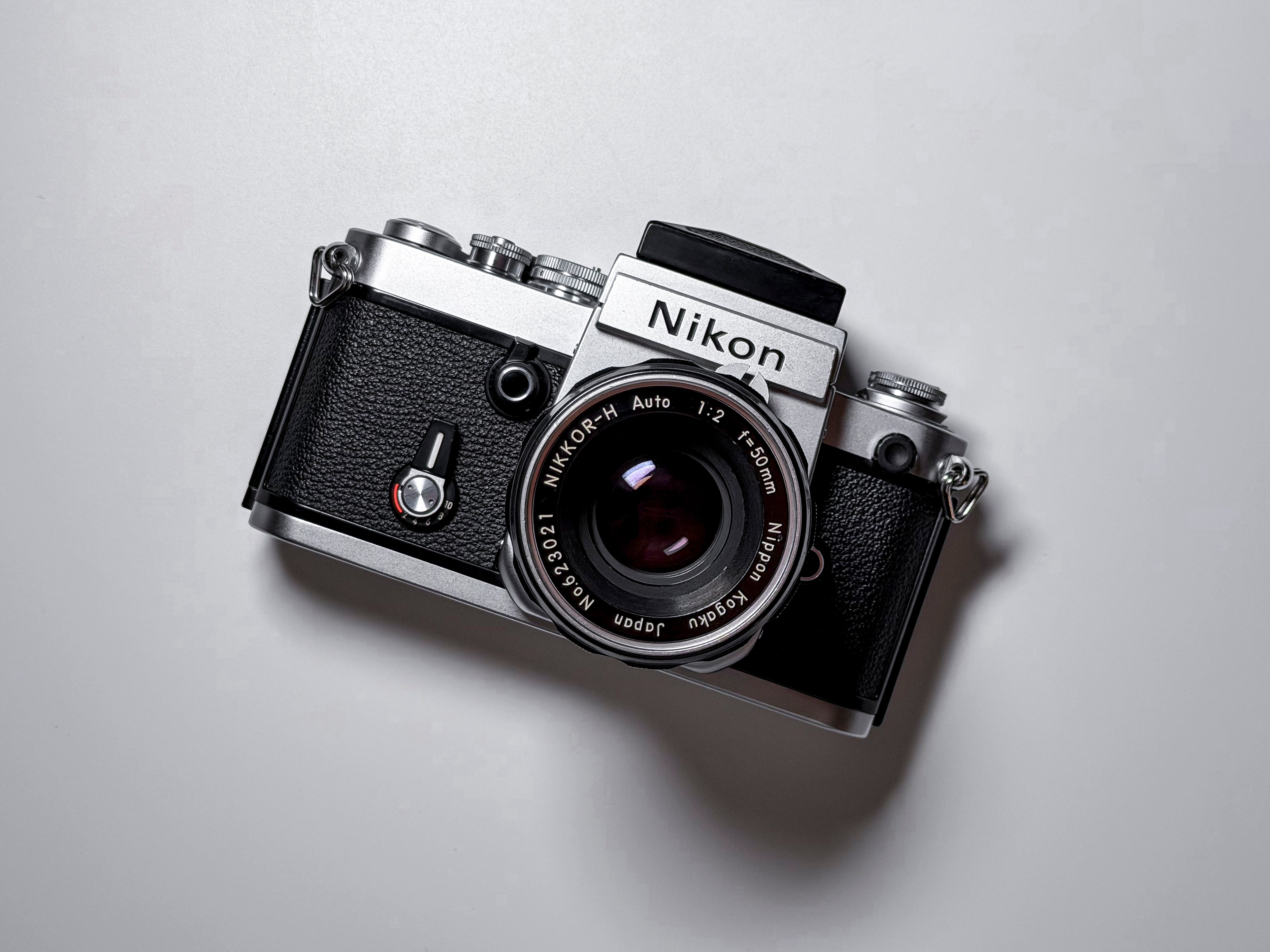 Nikon F2 + DW-1 Waist Level Finder + 50mm Nikkor H - Film Tested, Excellent