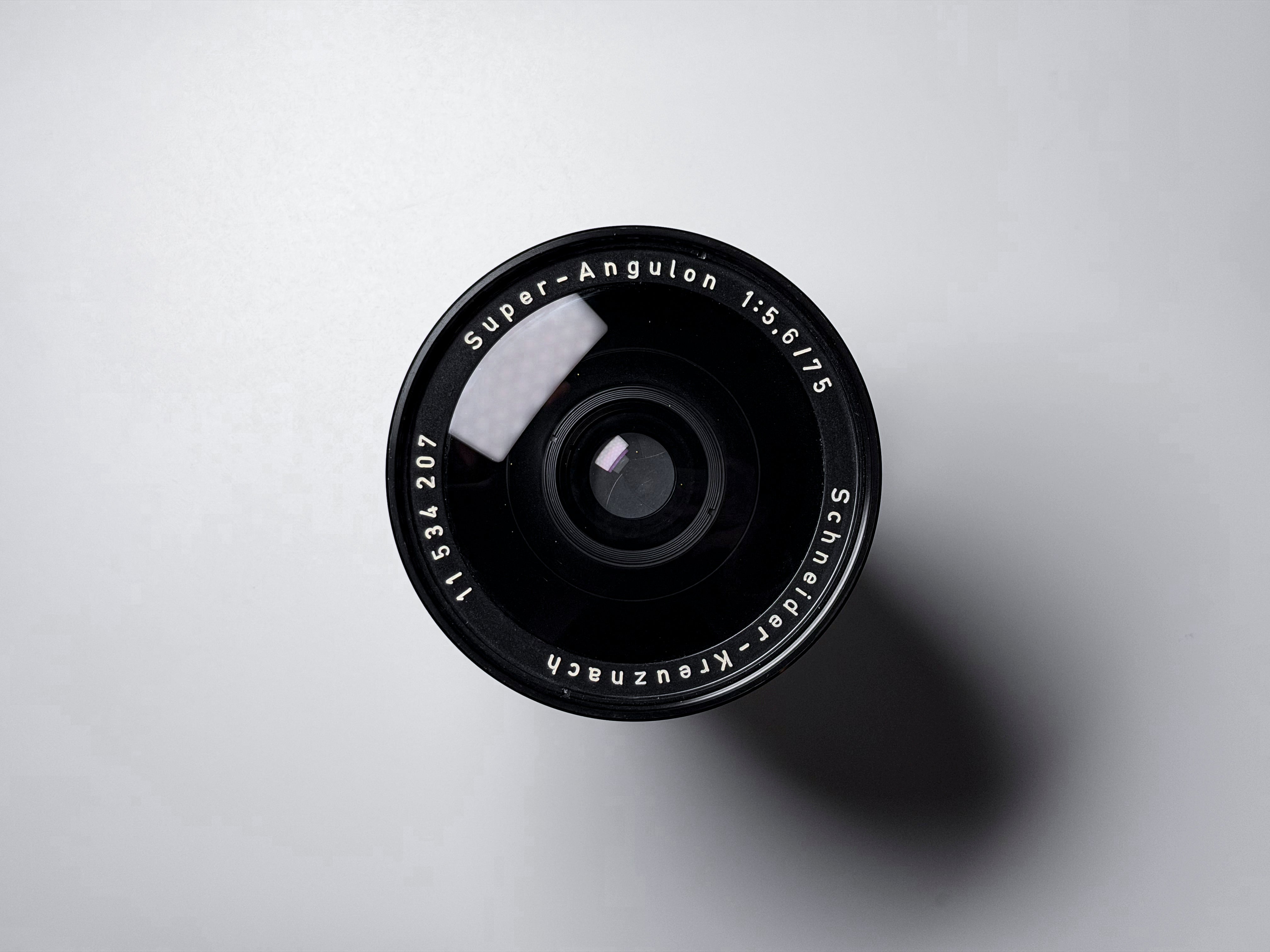 Super Angulon 75mm f/5.6 Schneider Large Format Lens - Perfectly Working