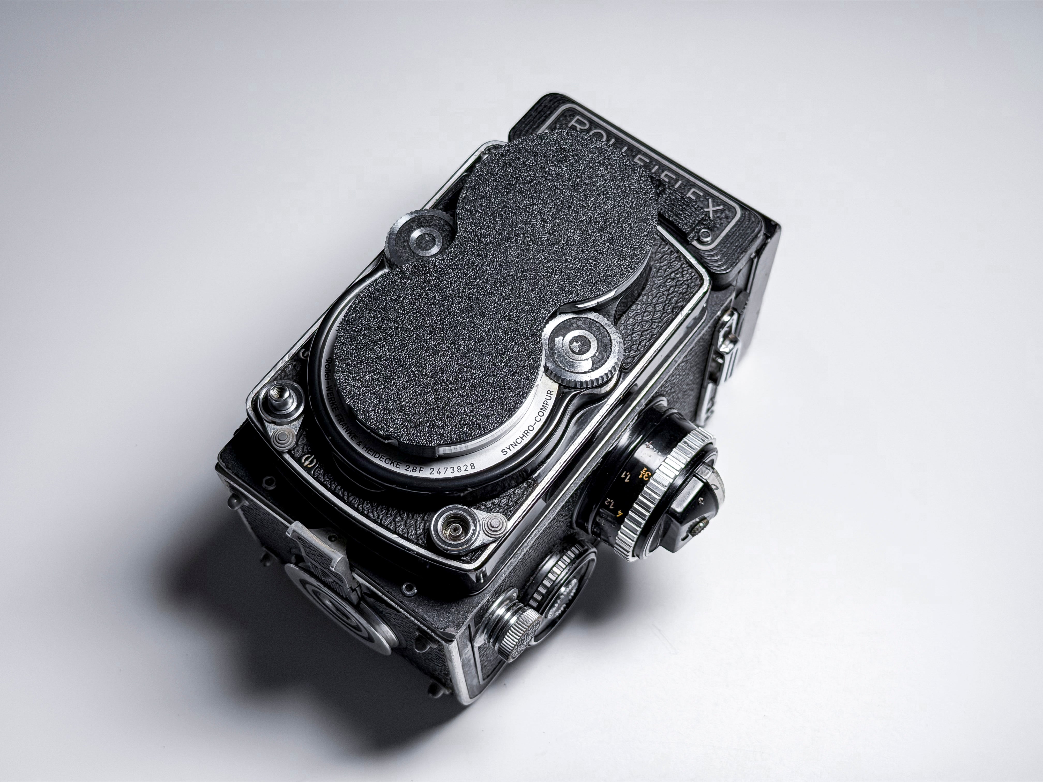 Rolleiflex 2.8F White Face Medium Format 120 Film - Tested