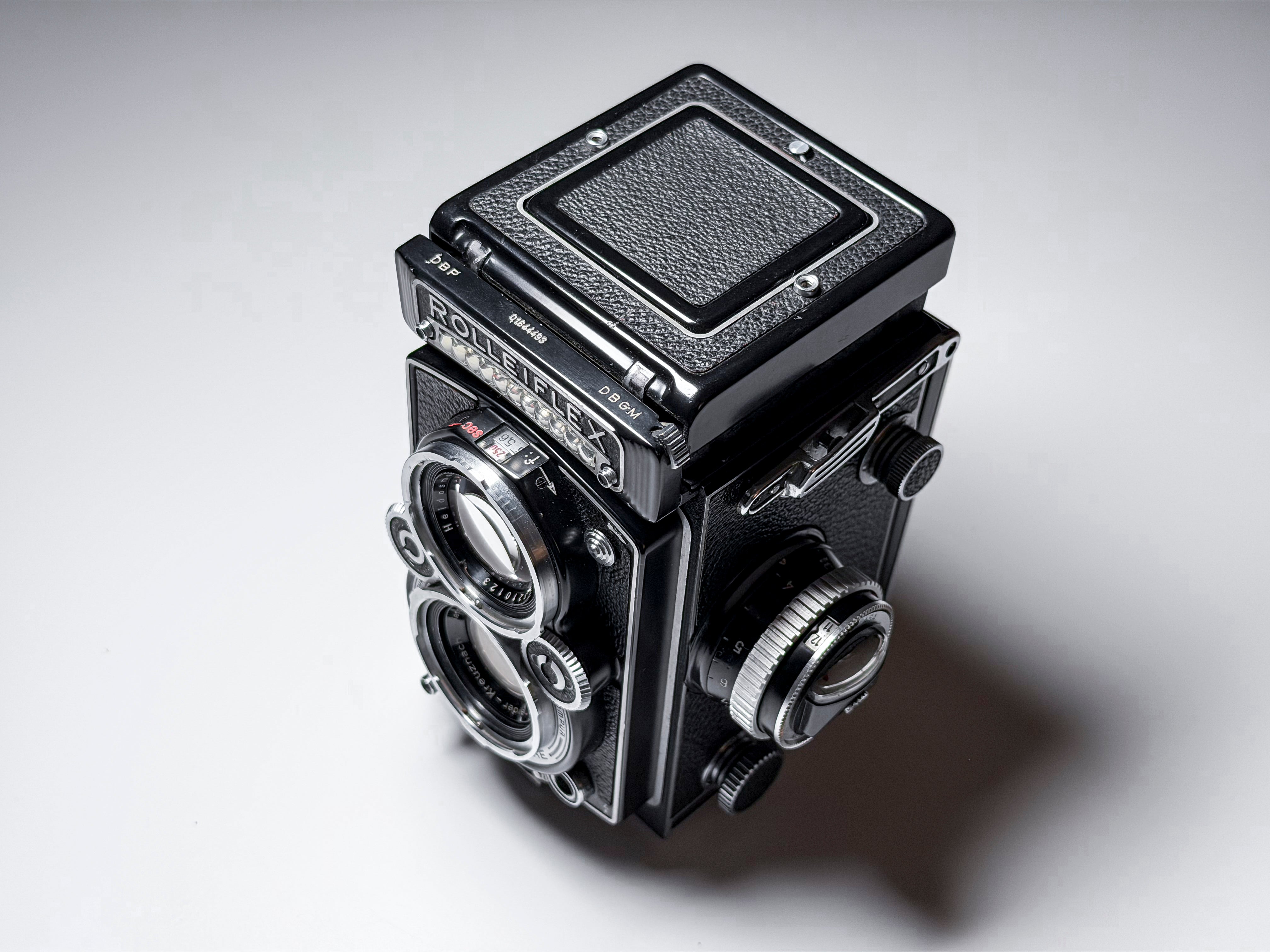 RARE! Rolleiflex 3.5F Exposure Unit Dummy Model Shutterless - Good Condition