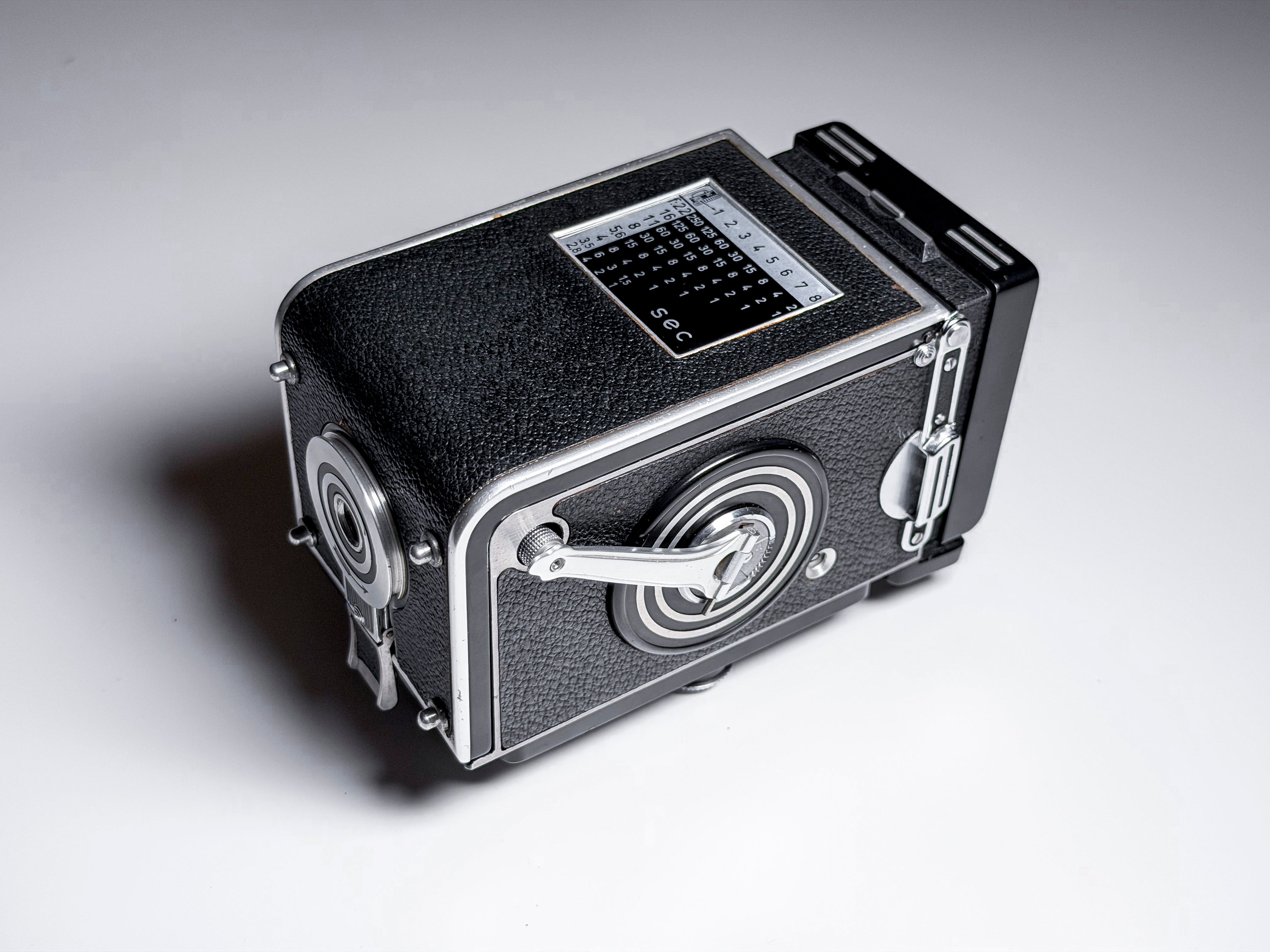 RARE! Rolleiflex 3.5F Exposure Unit Dummy Model Shutterless - Good Condition