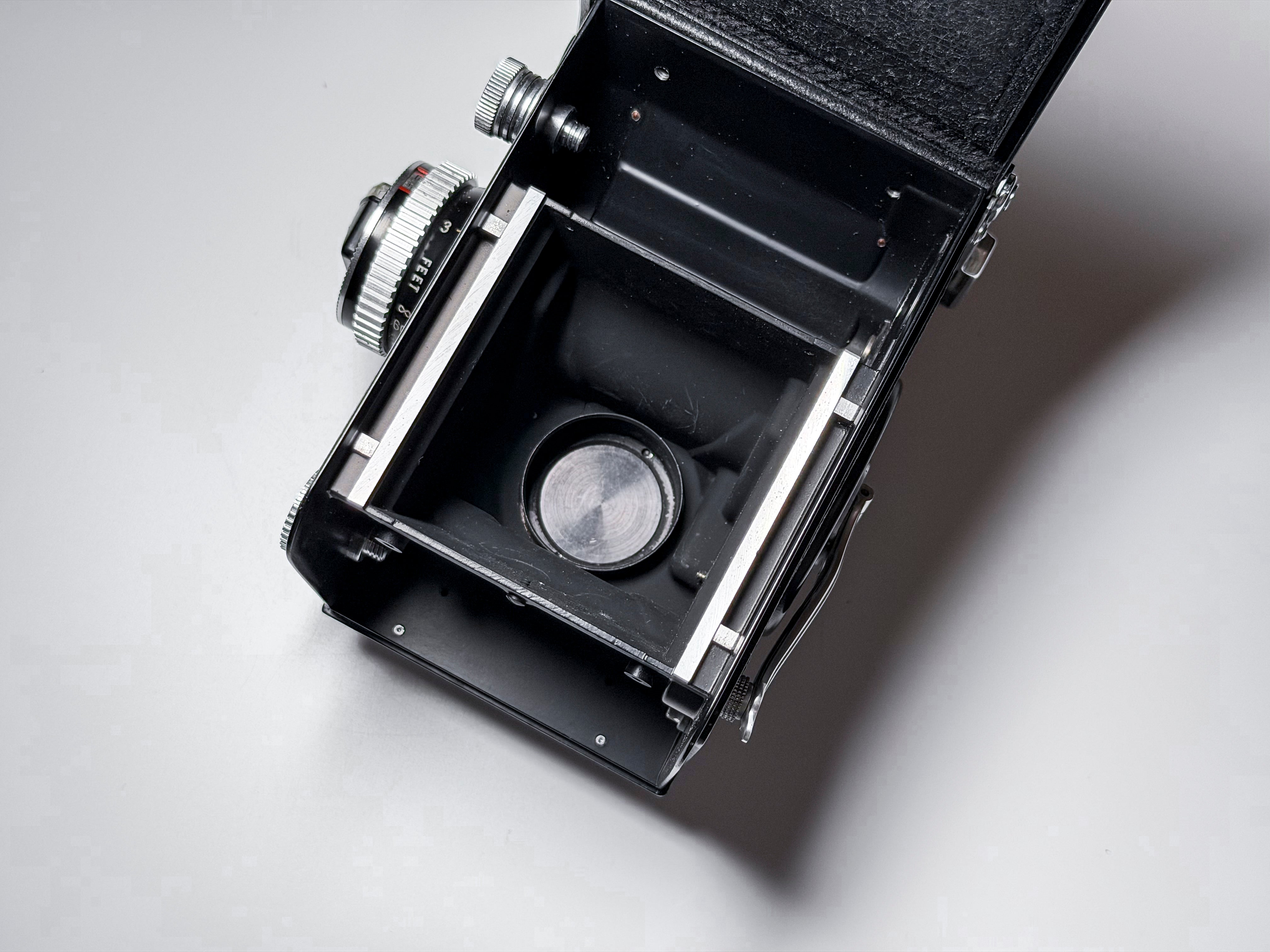 RARE! Rolleiflex 3.5F Exposure Unit Dummy Model Shutterless - Good Condition