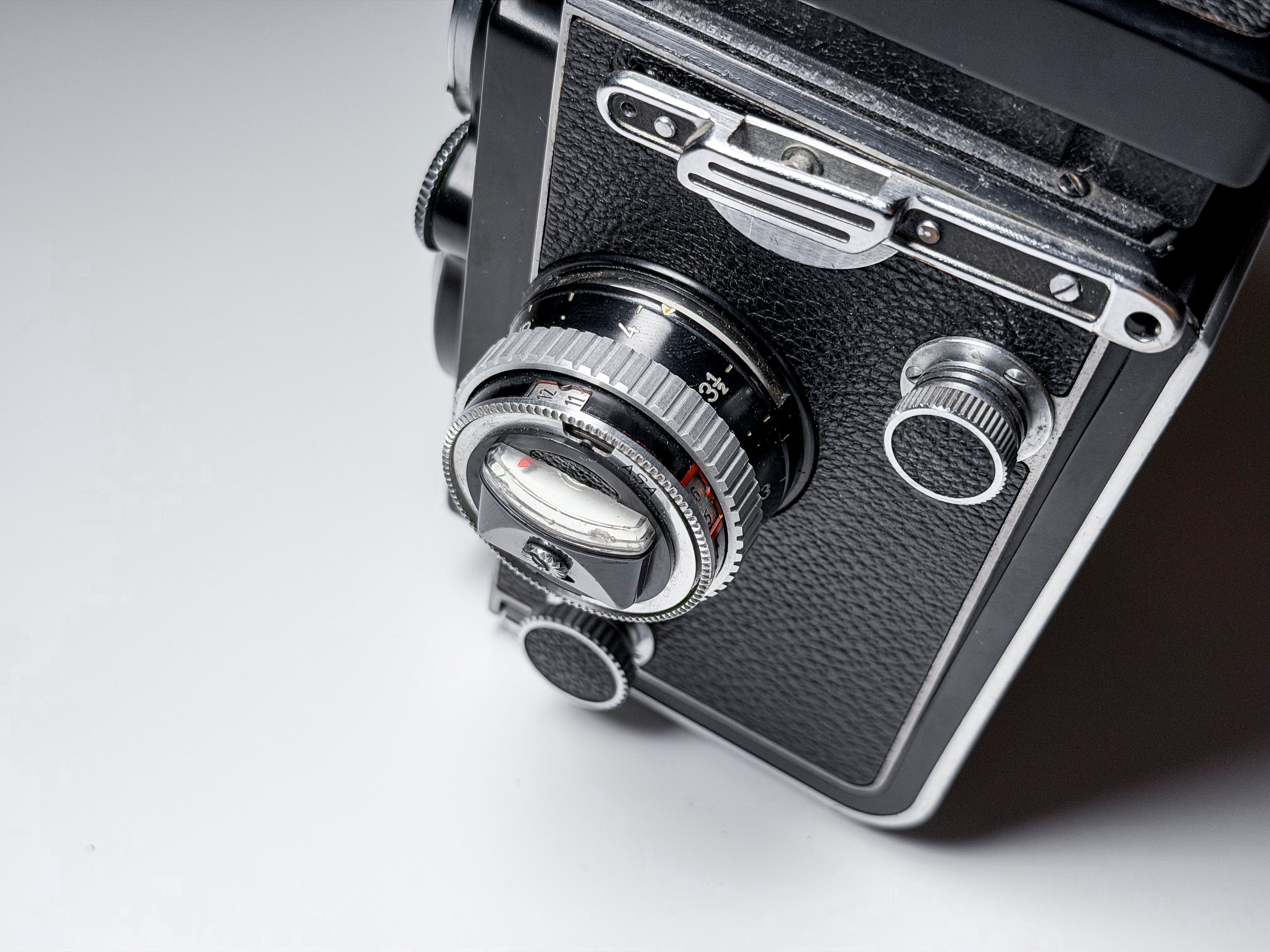 RARE! Rolleiflex 3.5F Exposure Unit Dummy Model Shutterless - Good Condition