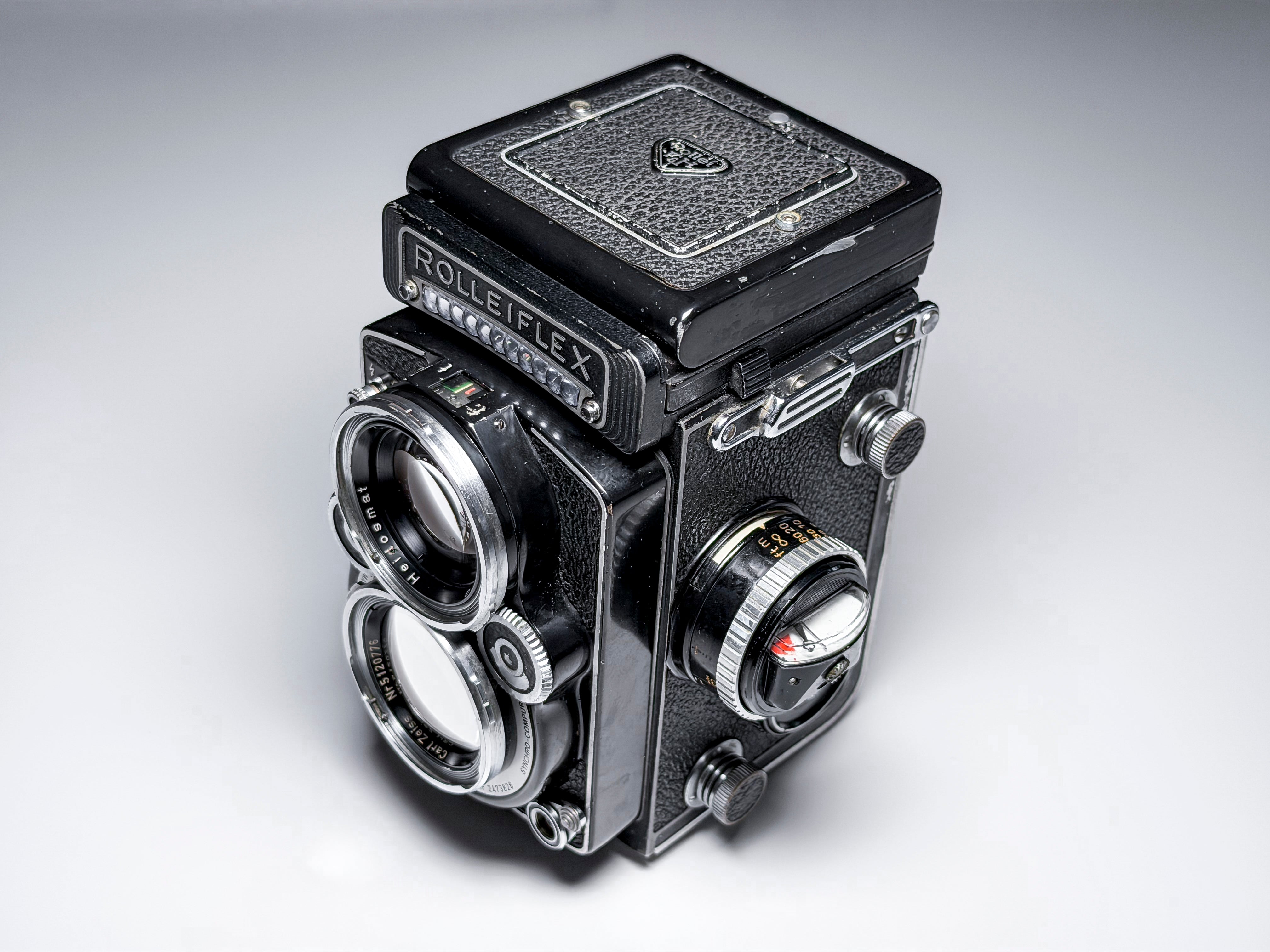 Rolleiflex 2.8F White Face Medium Format 120 Film - Tested