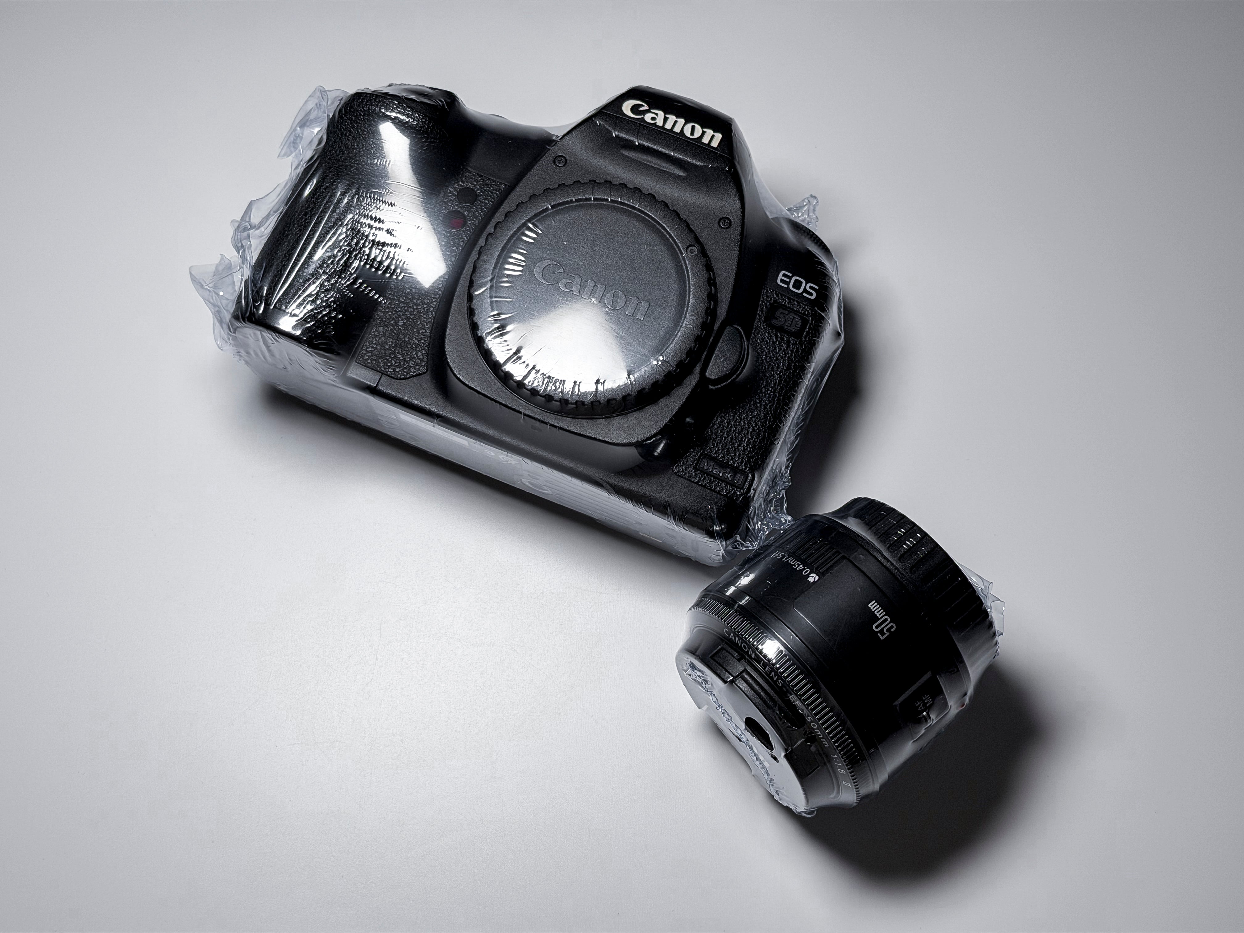 Canon 5D Mark II + 50mm f/1.8 EOS DSLR Full Frame - 1 Year Warranty, Excellent