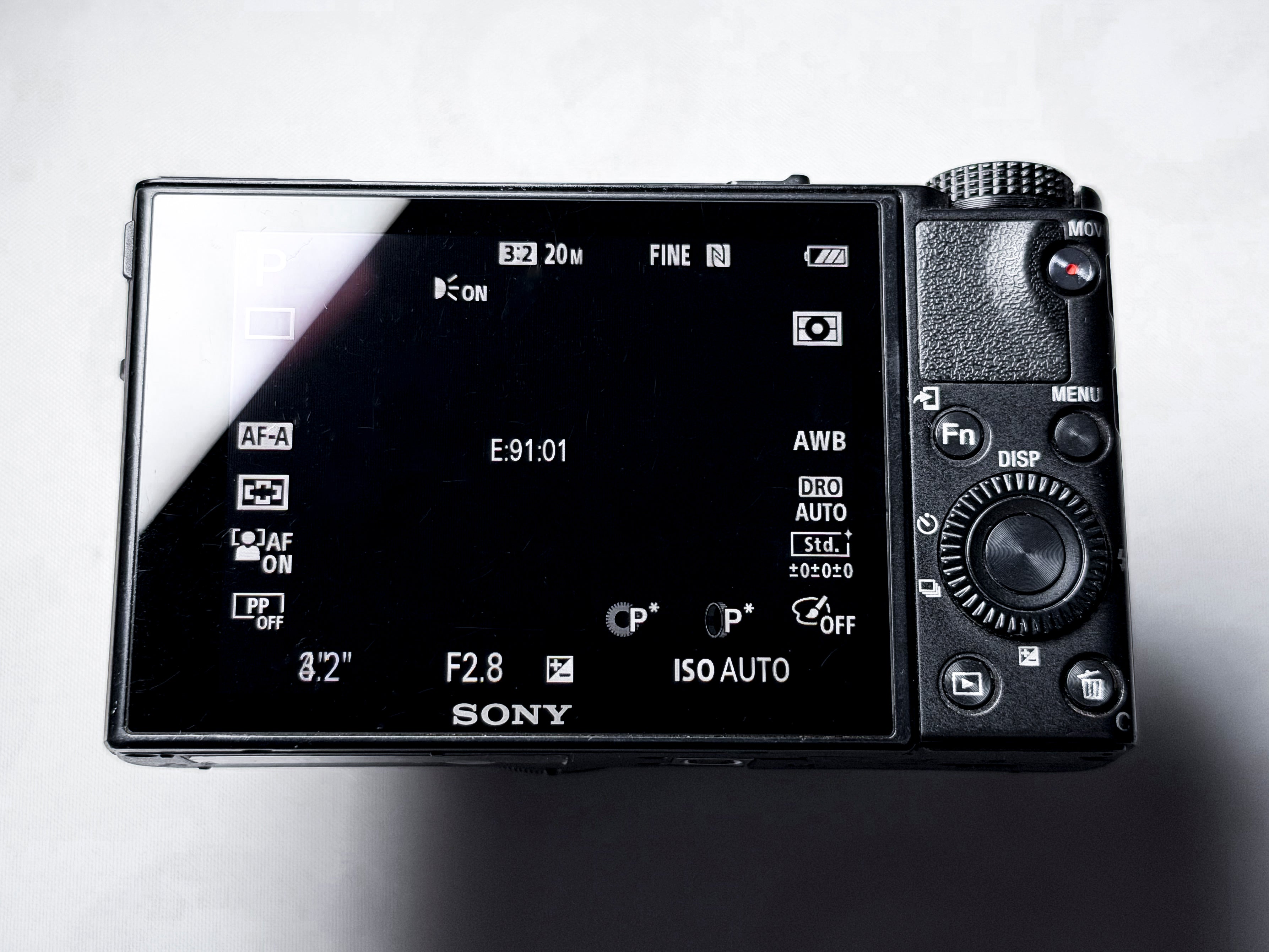 Sony RX100 VI Cyber-shot - Working, Flash Error