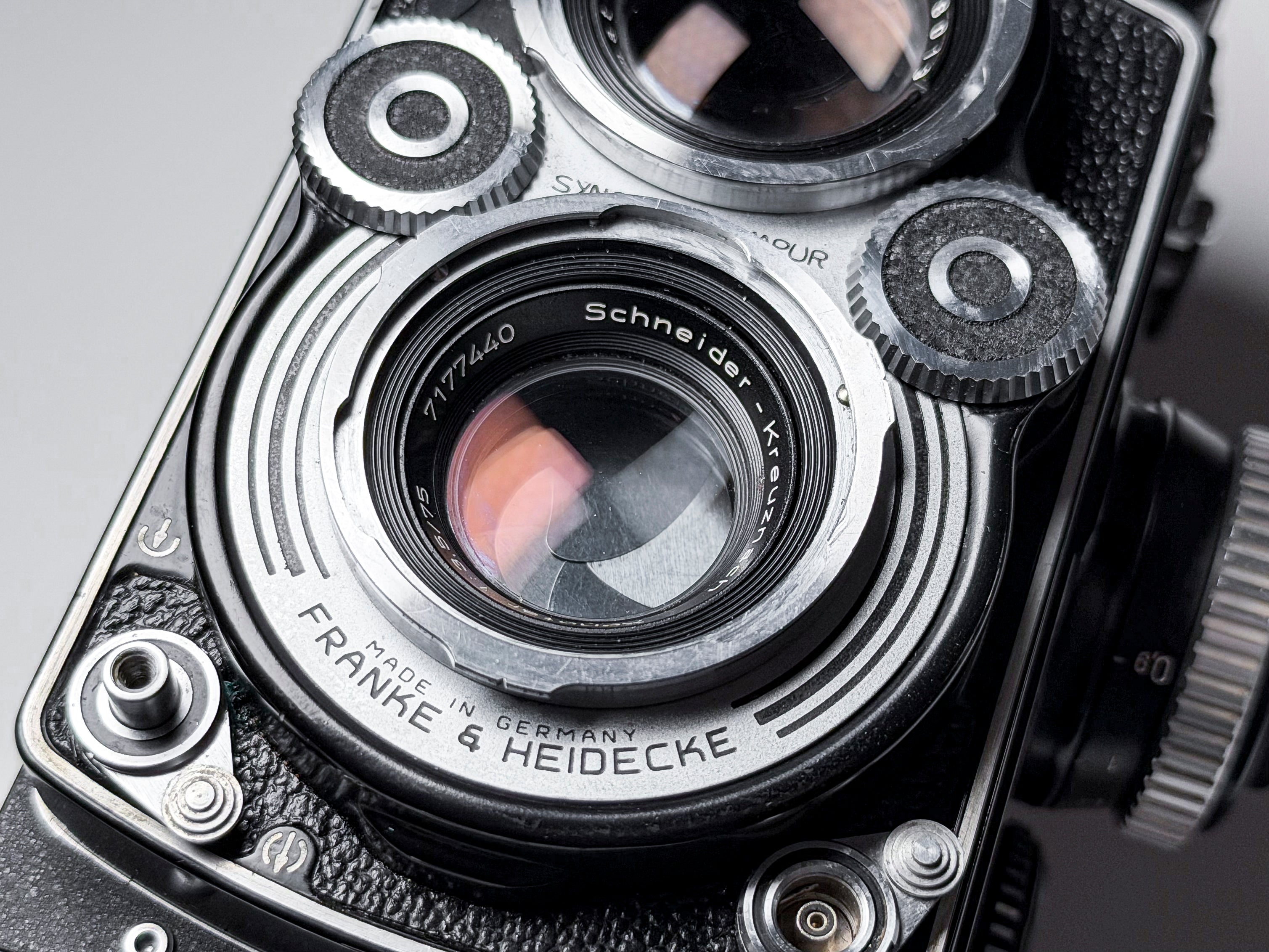 Rolleiflex 3.5F Xenotar 120 Film Camera + Case, Hood - Working, Read Description