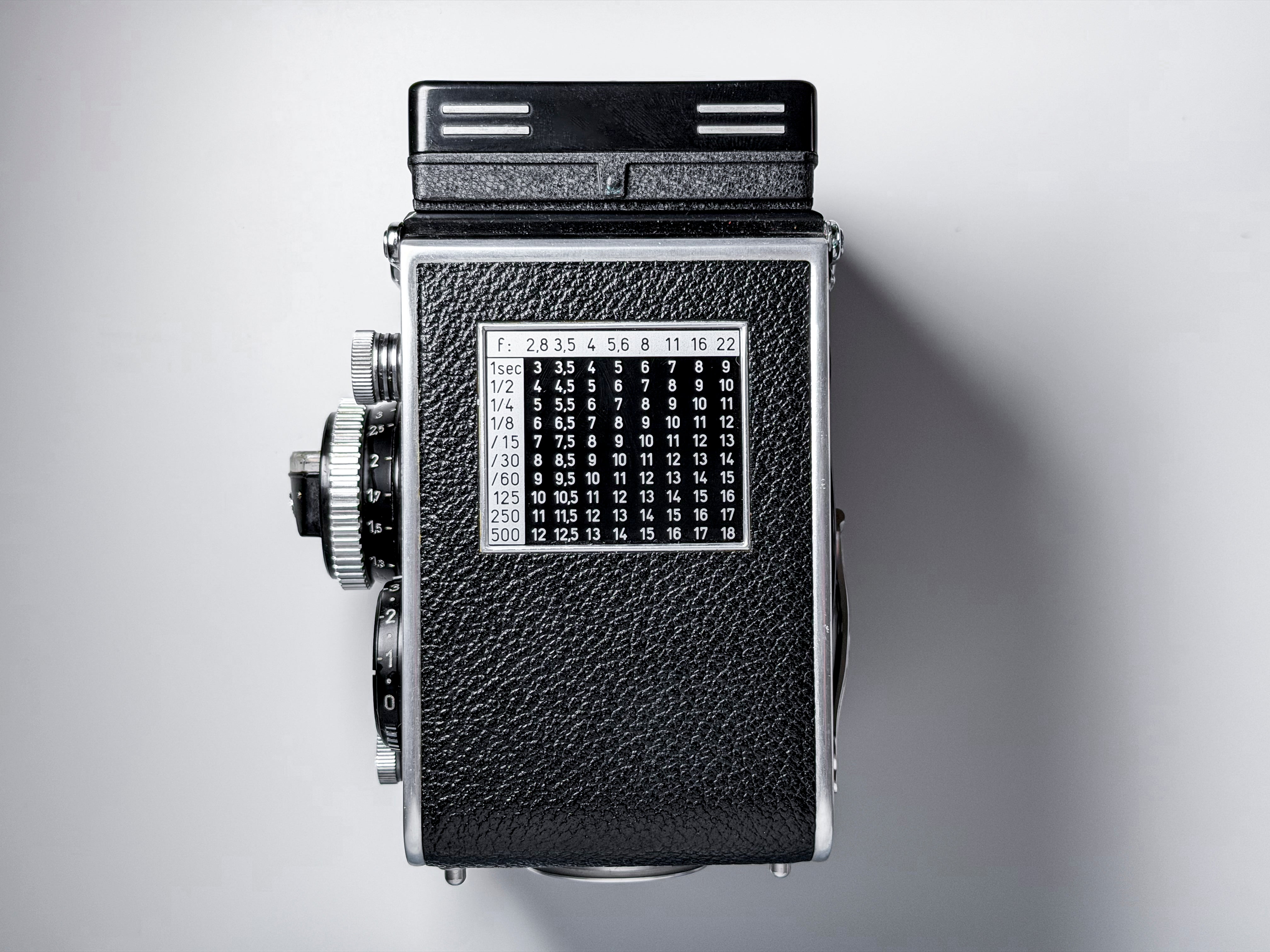 Rolleiflex 3.5F Xenotar 120 Film Camera + Case, Hood - Working, Read Description