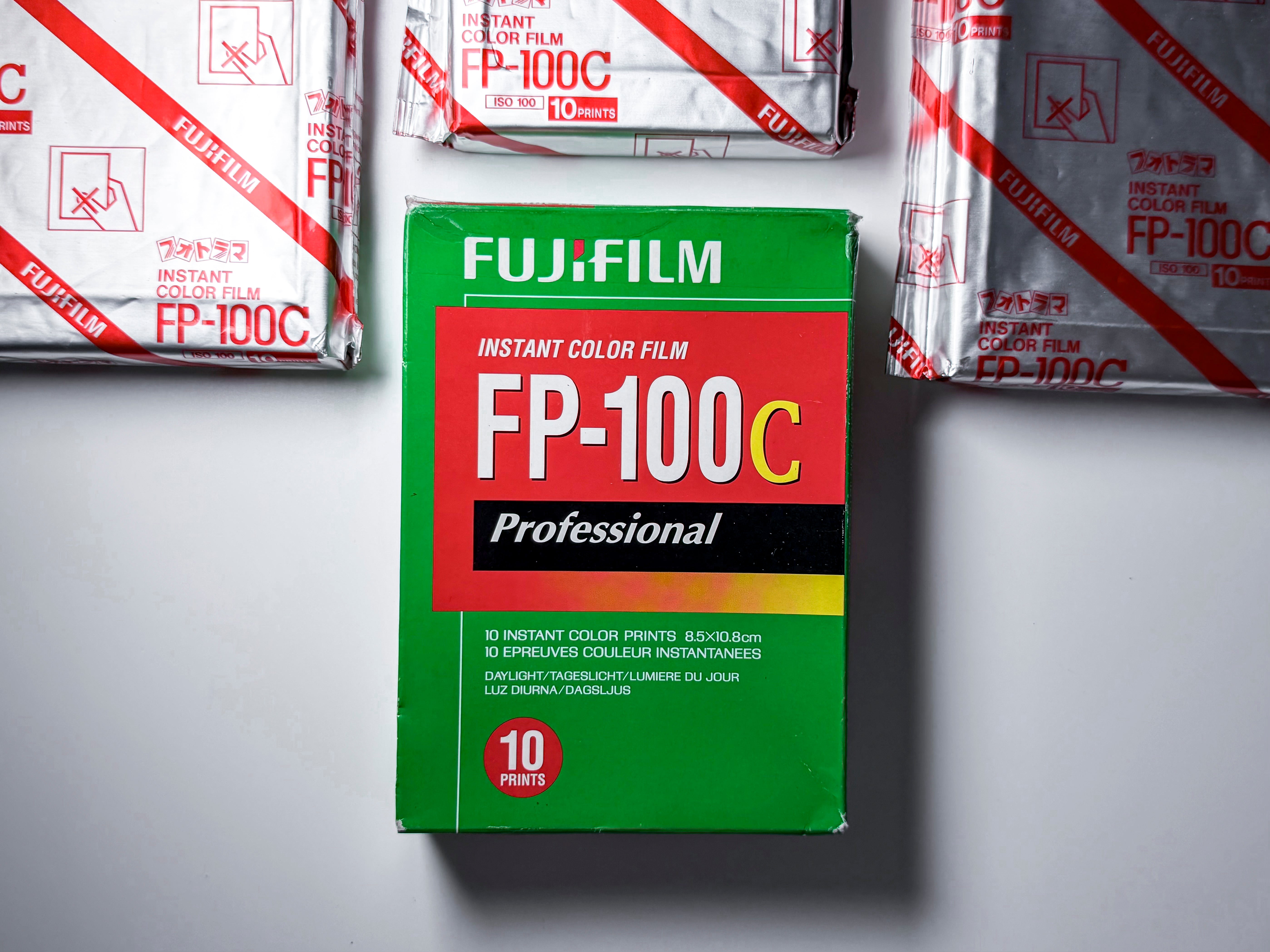 Fujifilm FP-100C Instant Color Film 4 Units 40 Prints, Expired 2015 Fuji FP100C