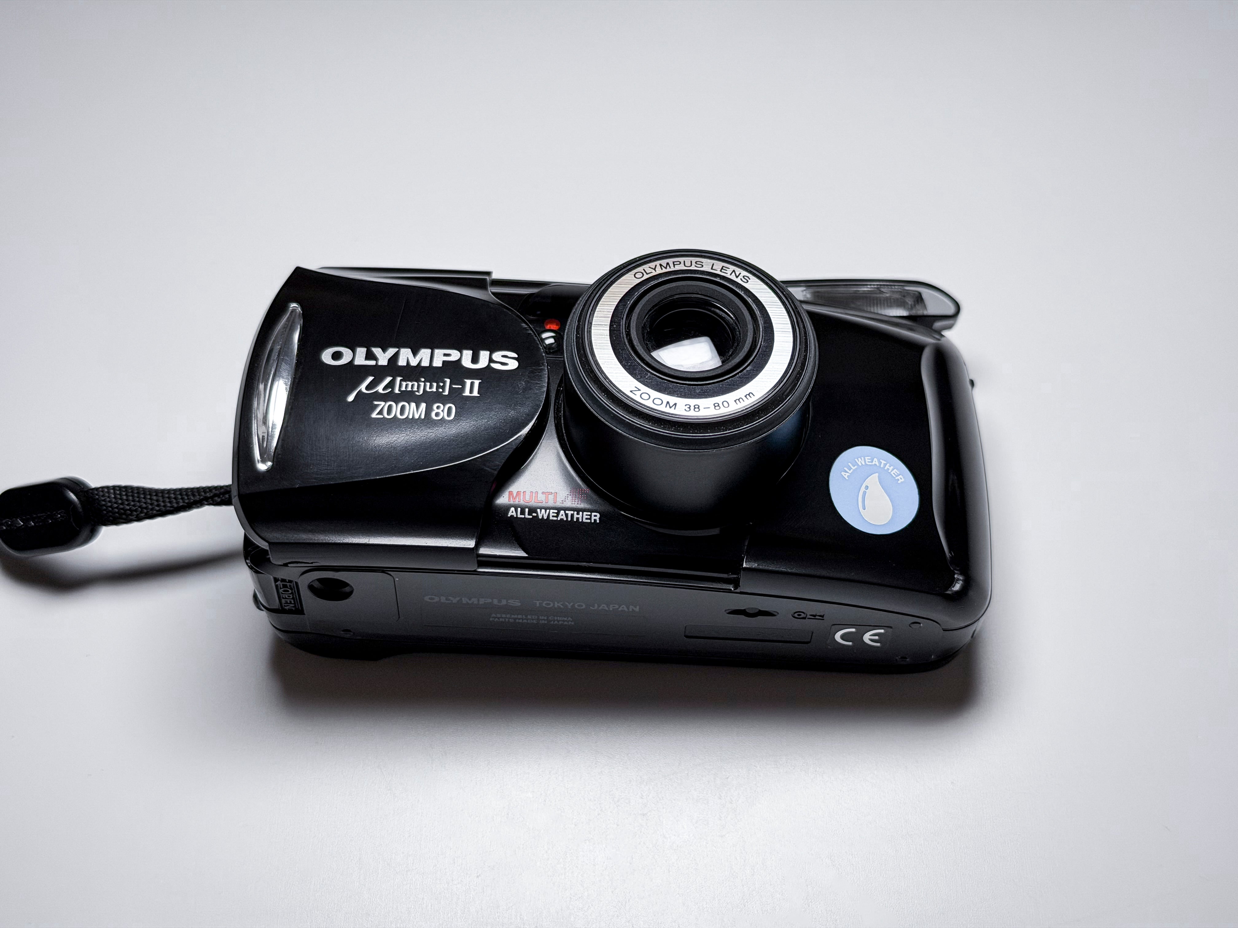 Olympus Mju II Zoom 80 35mm Point&Shoot Camera - Film Tested, Excellent