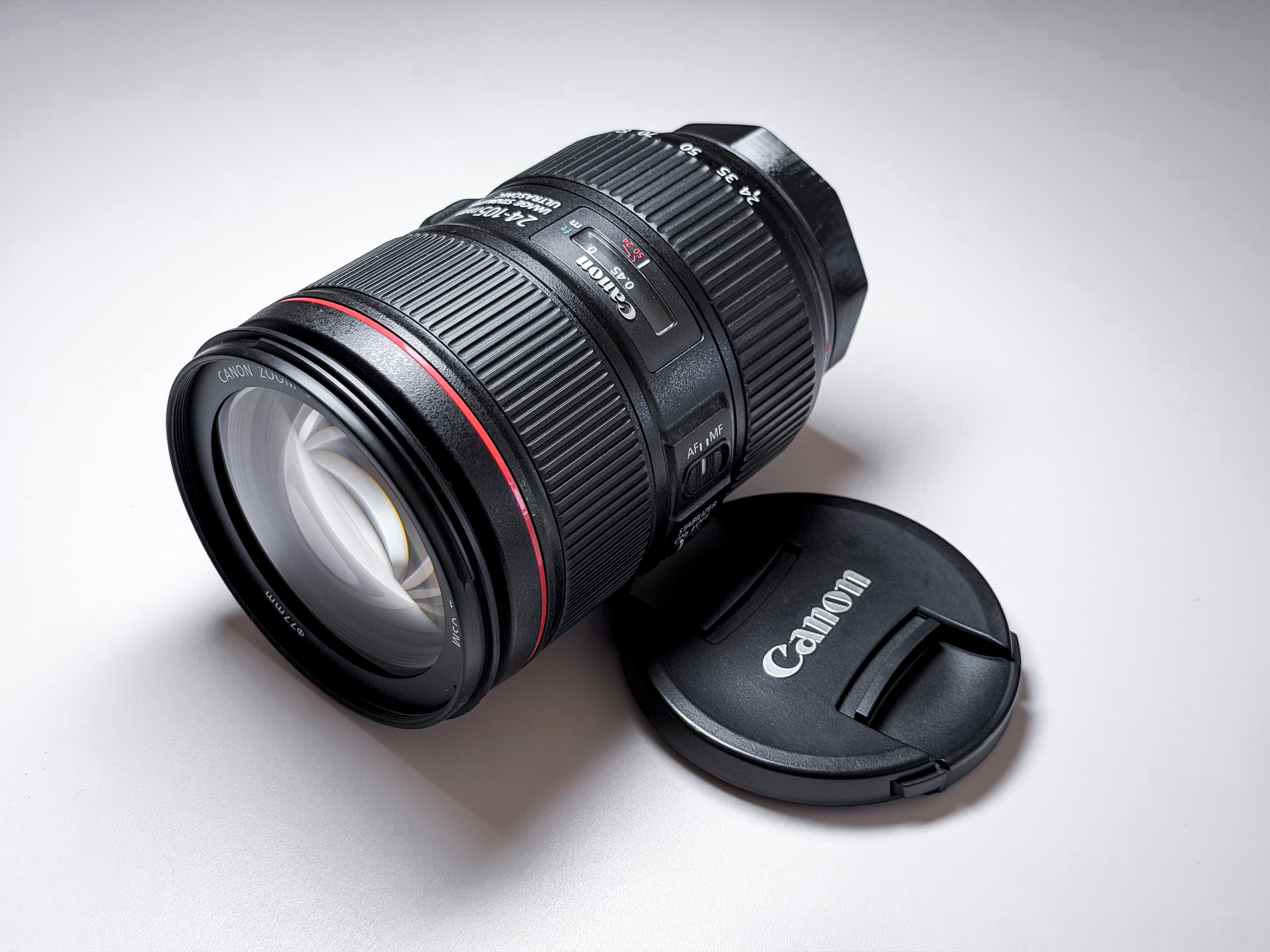 Canon 24-105 f/4 IS USM L II Lens EF Mount - 1 Year Warranty, Perfectly Working