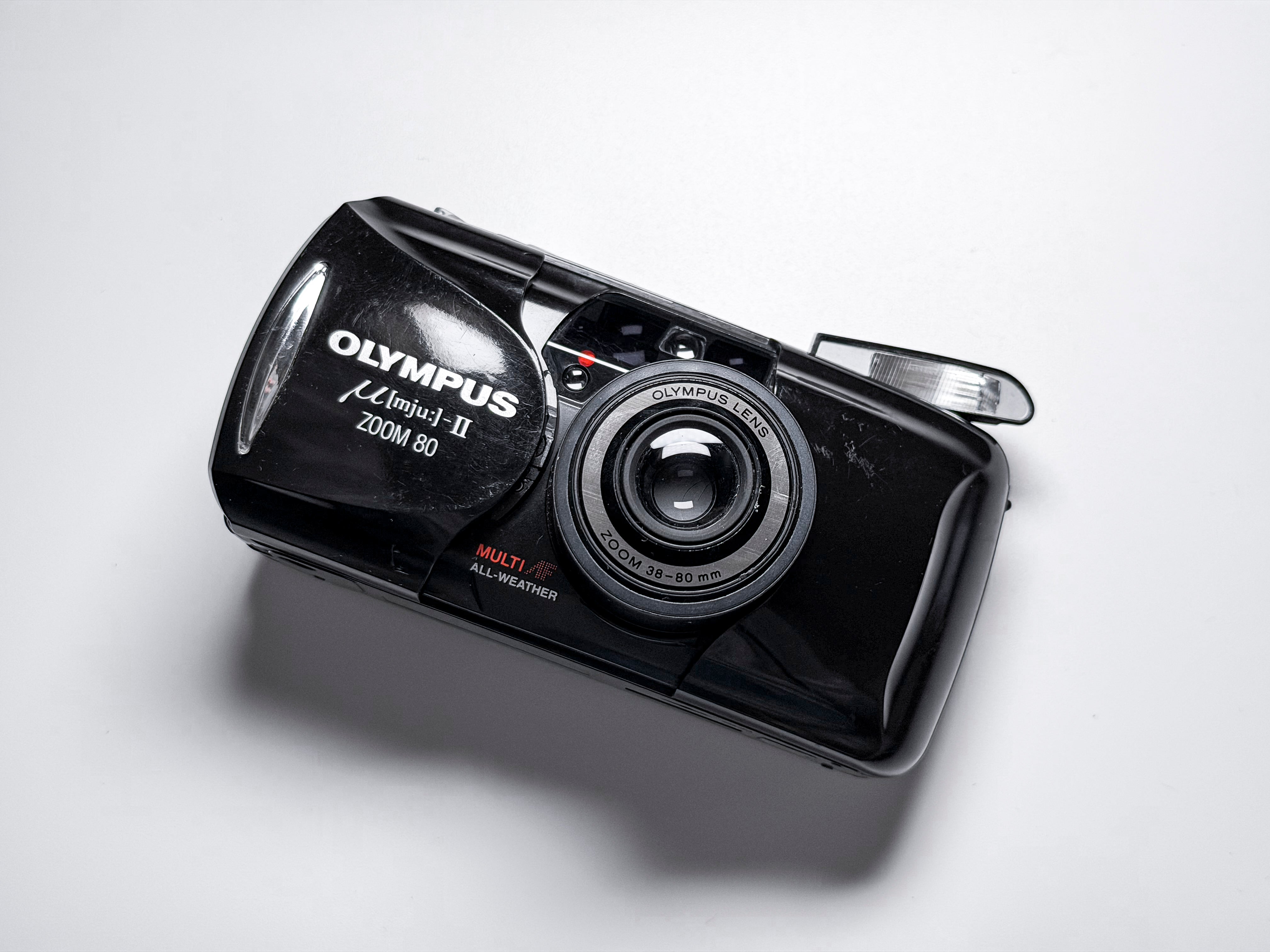 Olympus Mju II Zoom 80 35mm Film Camera - Film Tested, Perfectly Working