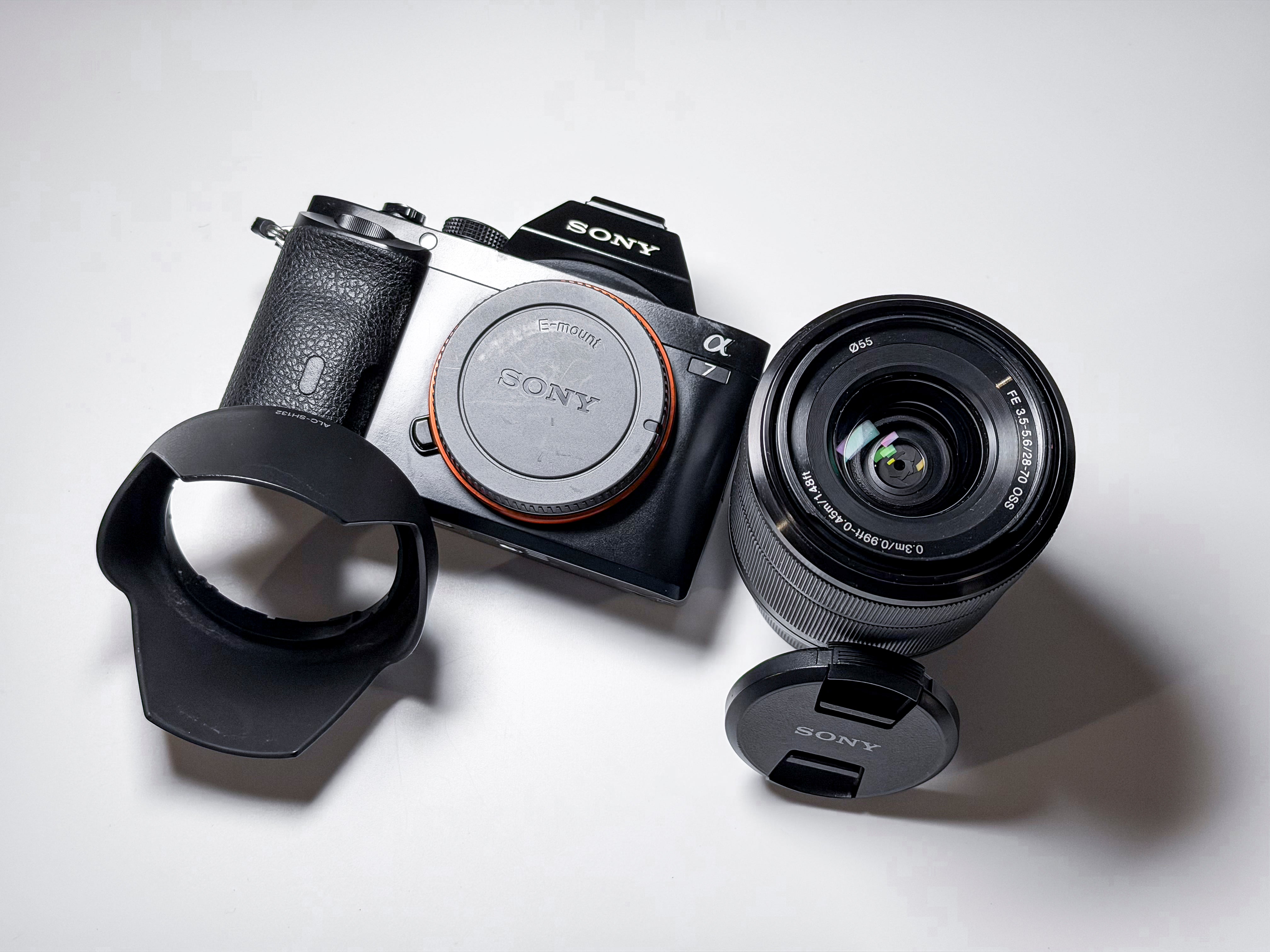 Sony A7 Full Frame Mirrorless + 28-70 OSS - 1 Year Warranty, Perfectly Working