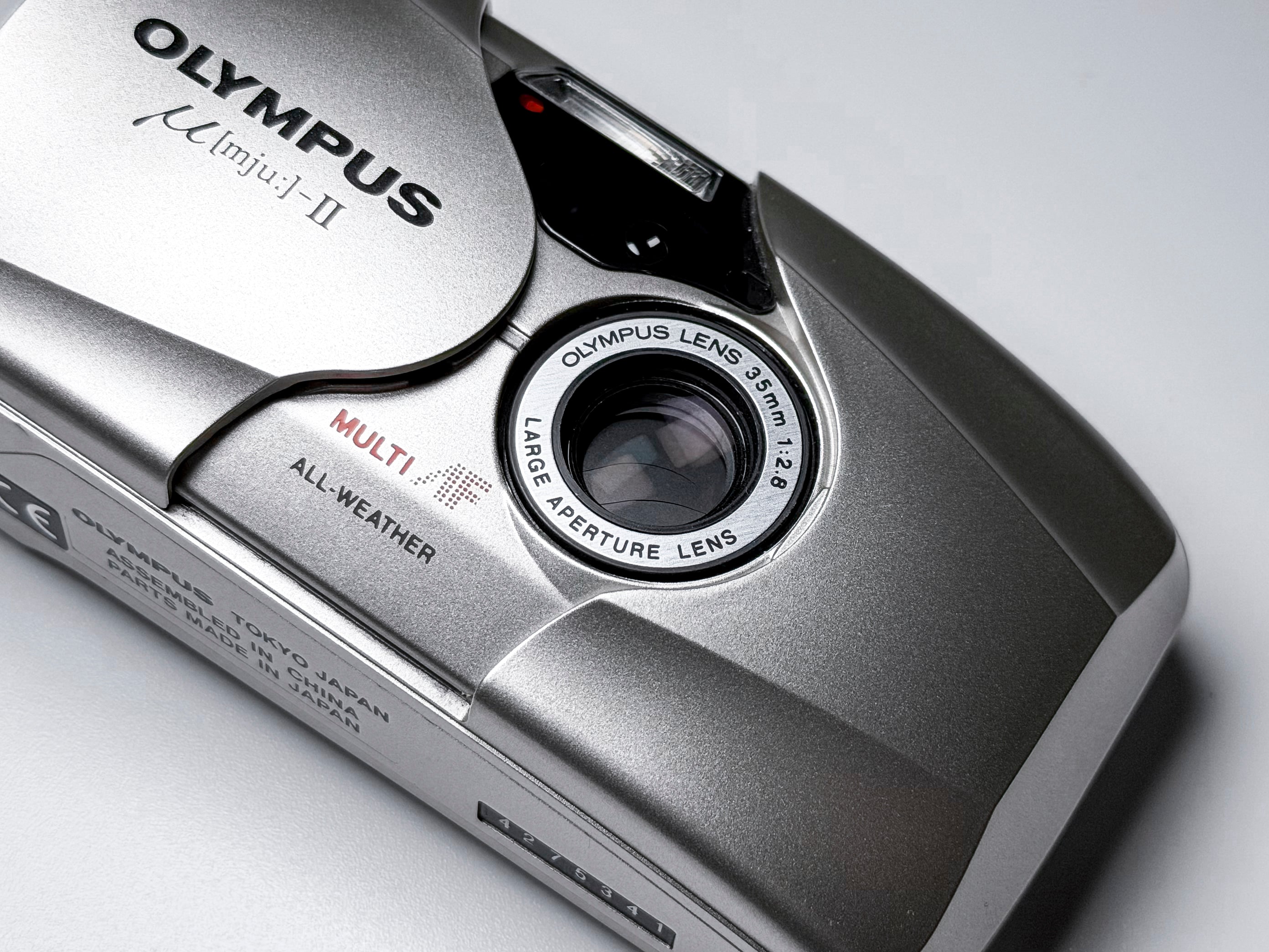 Rare! Olympus Mju ii 2 35mm Film Camera - Mint Film Tested and Perfectly Working