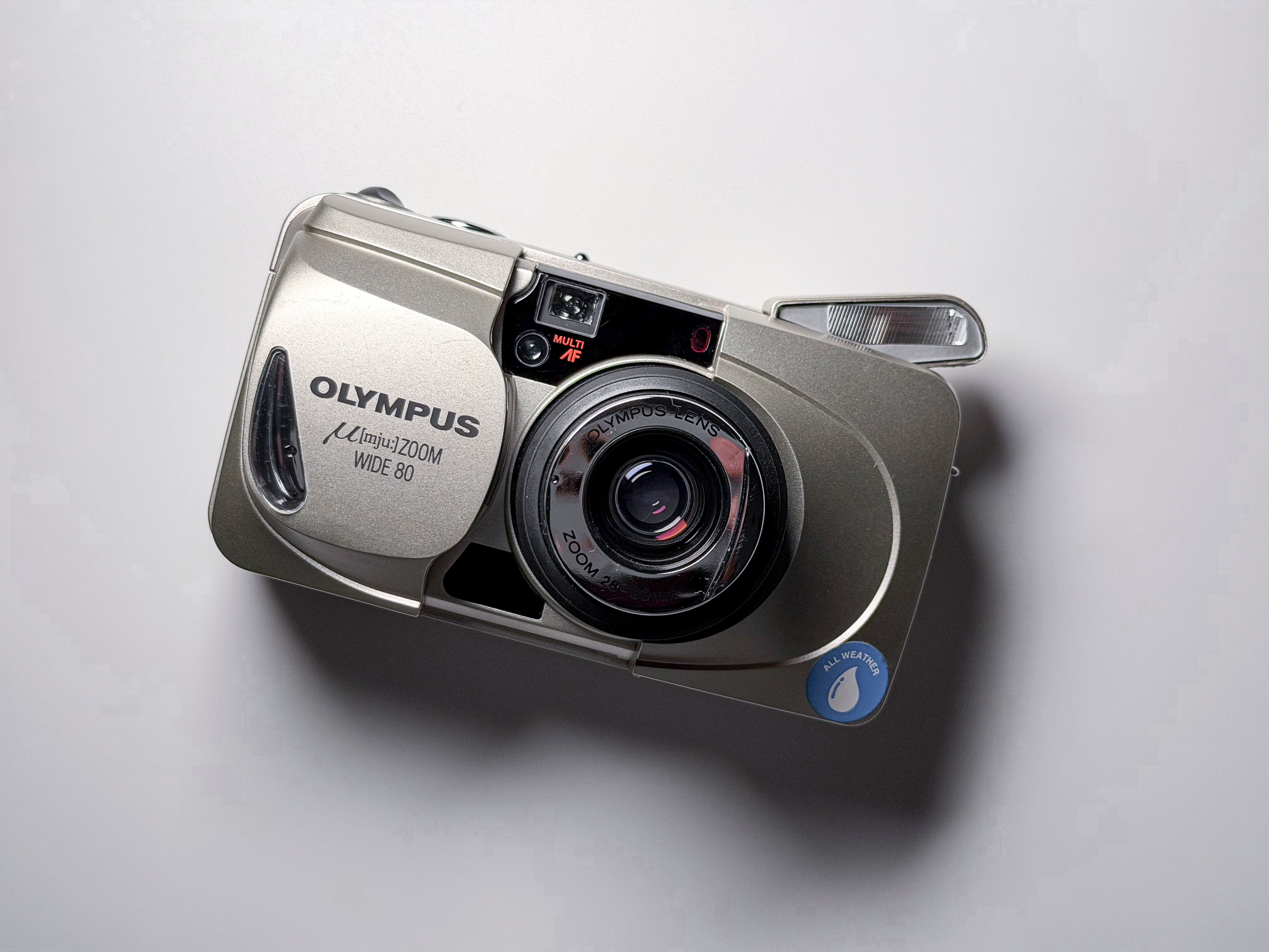 Olympus Mju II Zoom Wide 80 35mm Film Camera - Film Tested, Perfectly Working