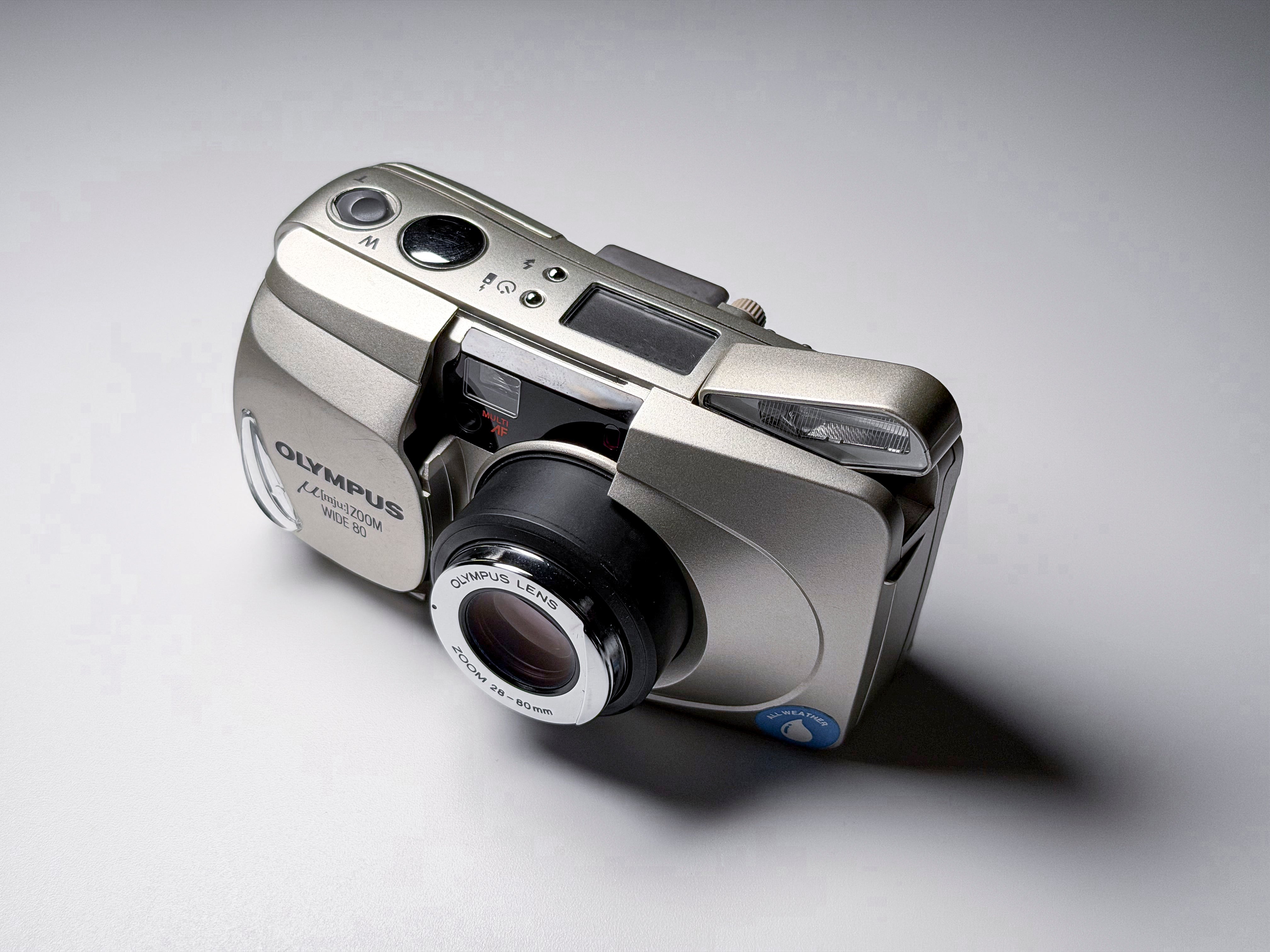 Olympus Mju II Zoom Wide 80 35mm Film Camera - Film Tested, Perfectly Working