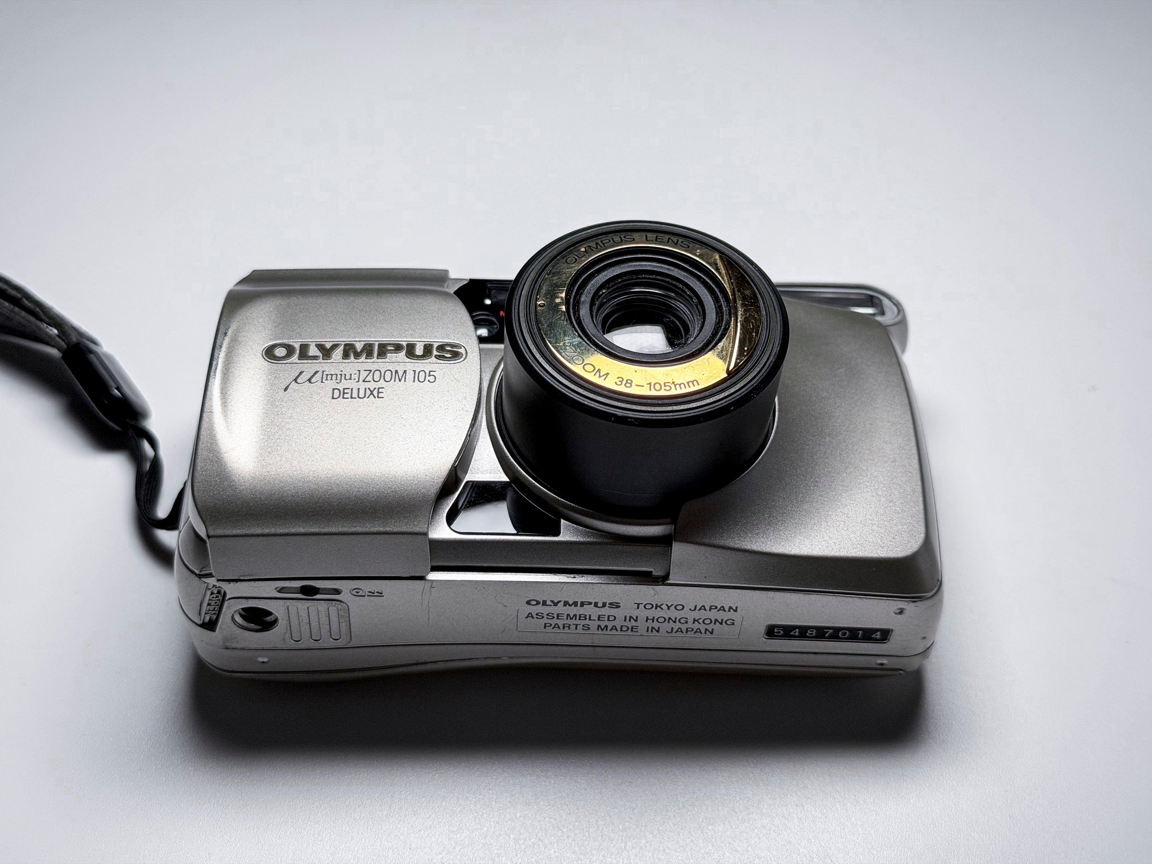 Olympus Mju Zoom 105 Deluxe 35mm Film Camera - Film Tested, Perfectly Working