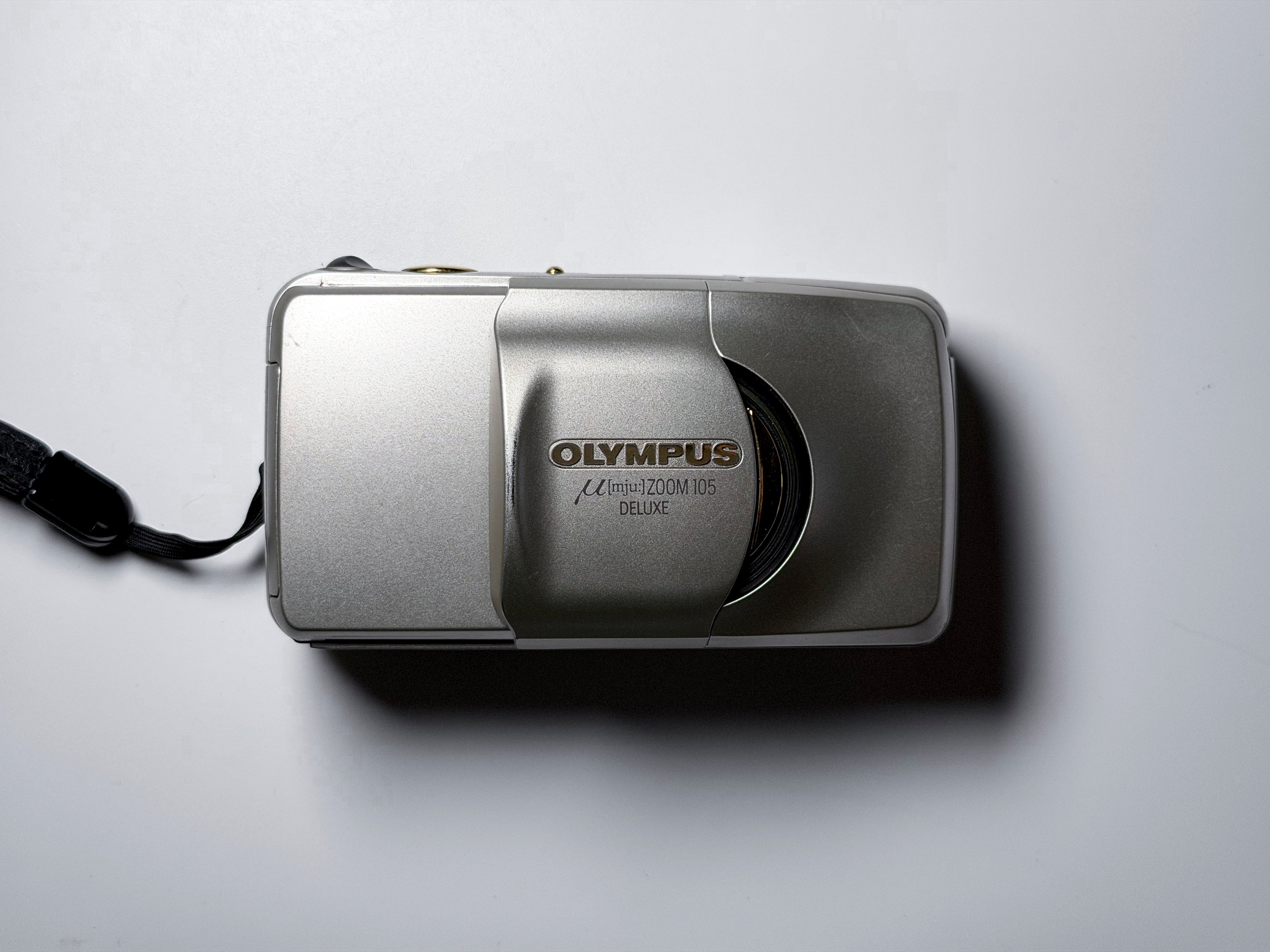 Olympus Mju Zoom 105 Deluxe 35mm Film Camera - Film Tested, Perfectly Working
