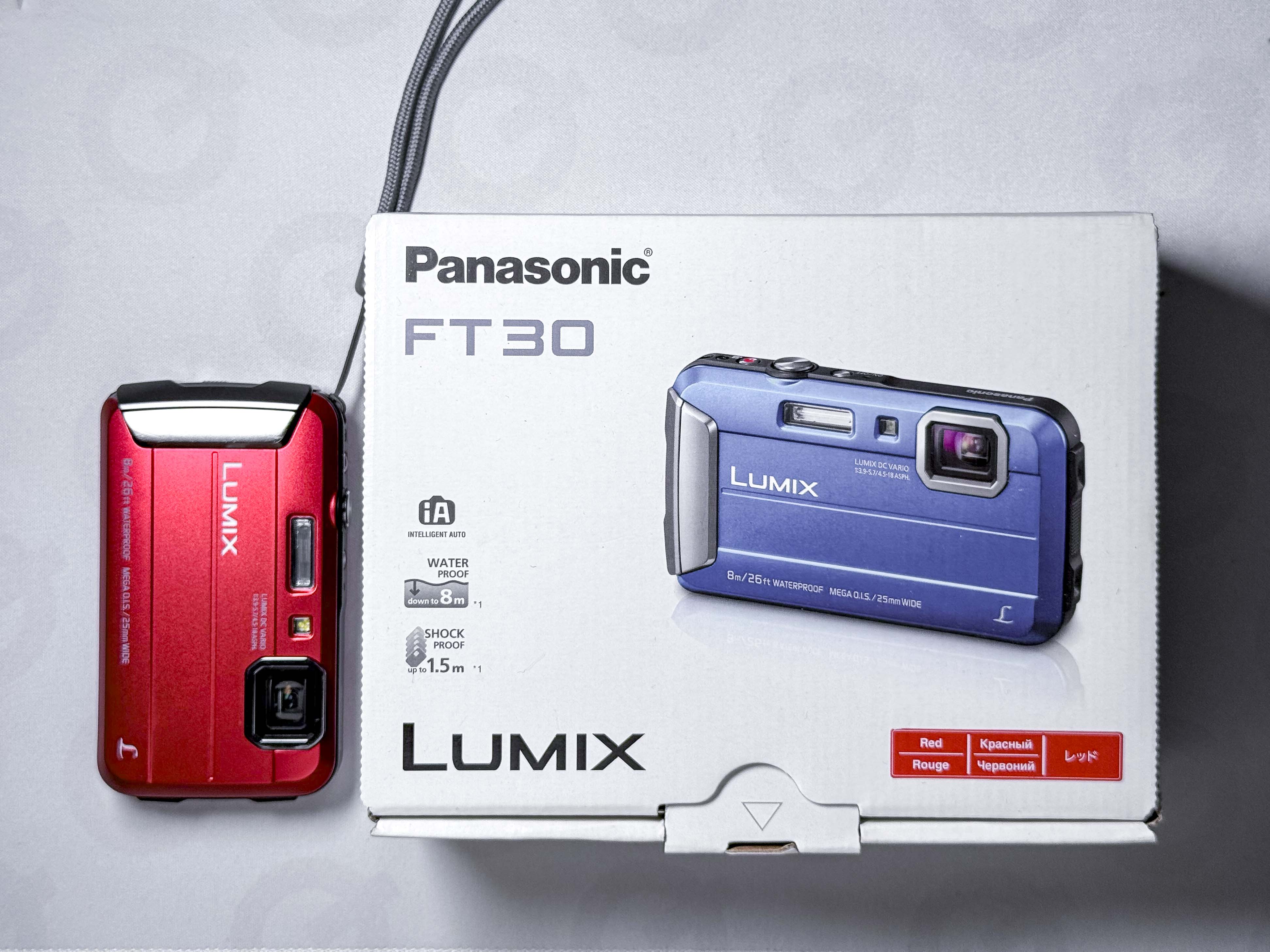 Panasonic Lumix FT30 - TS30 Rugged Waterproof Digital Camera - Warranty, Mint