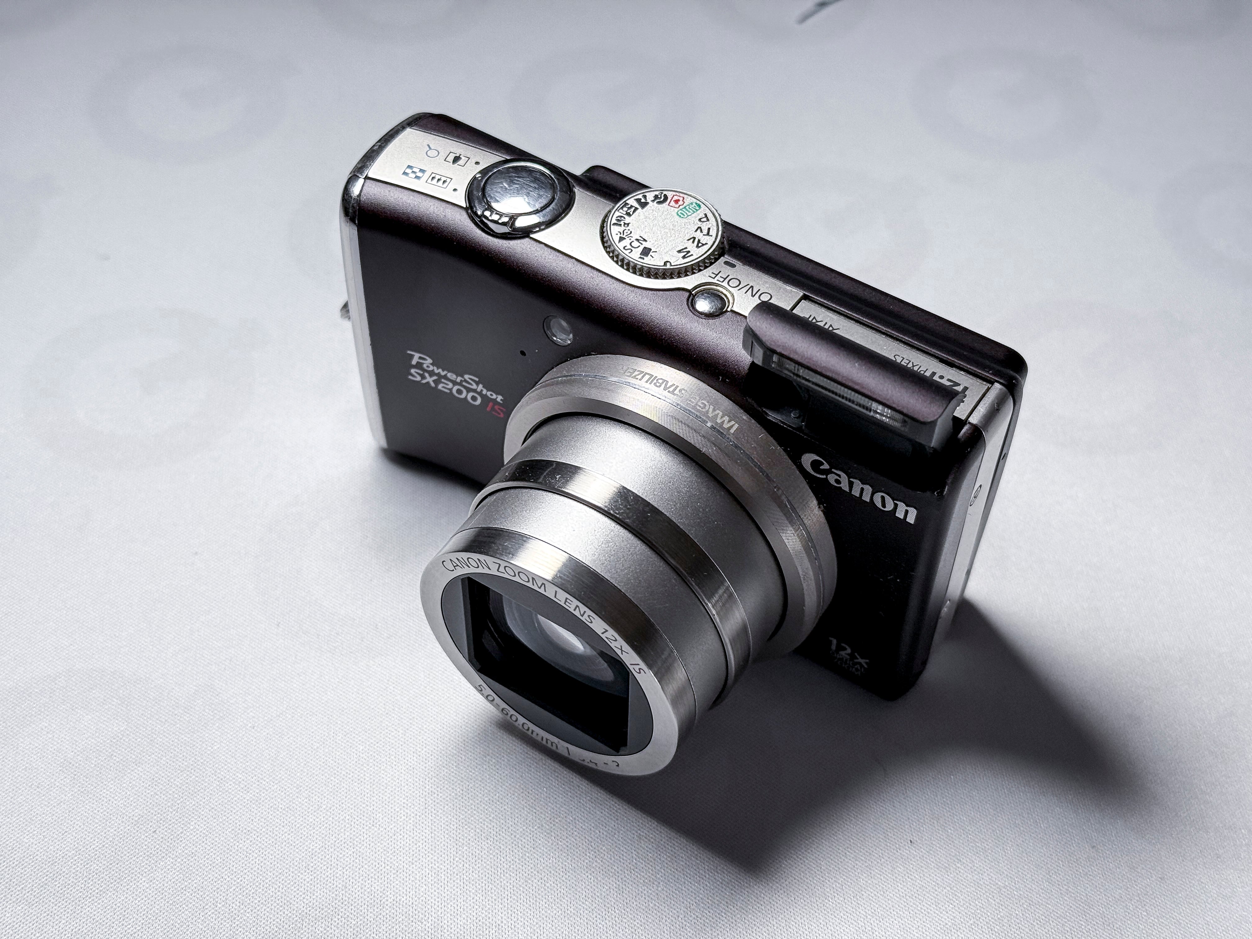 Canon Powershot SX200 IS Fotocamera compatta Zoom 12X - Garanzia, perfettamente funzionante