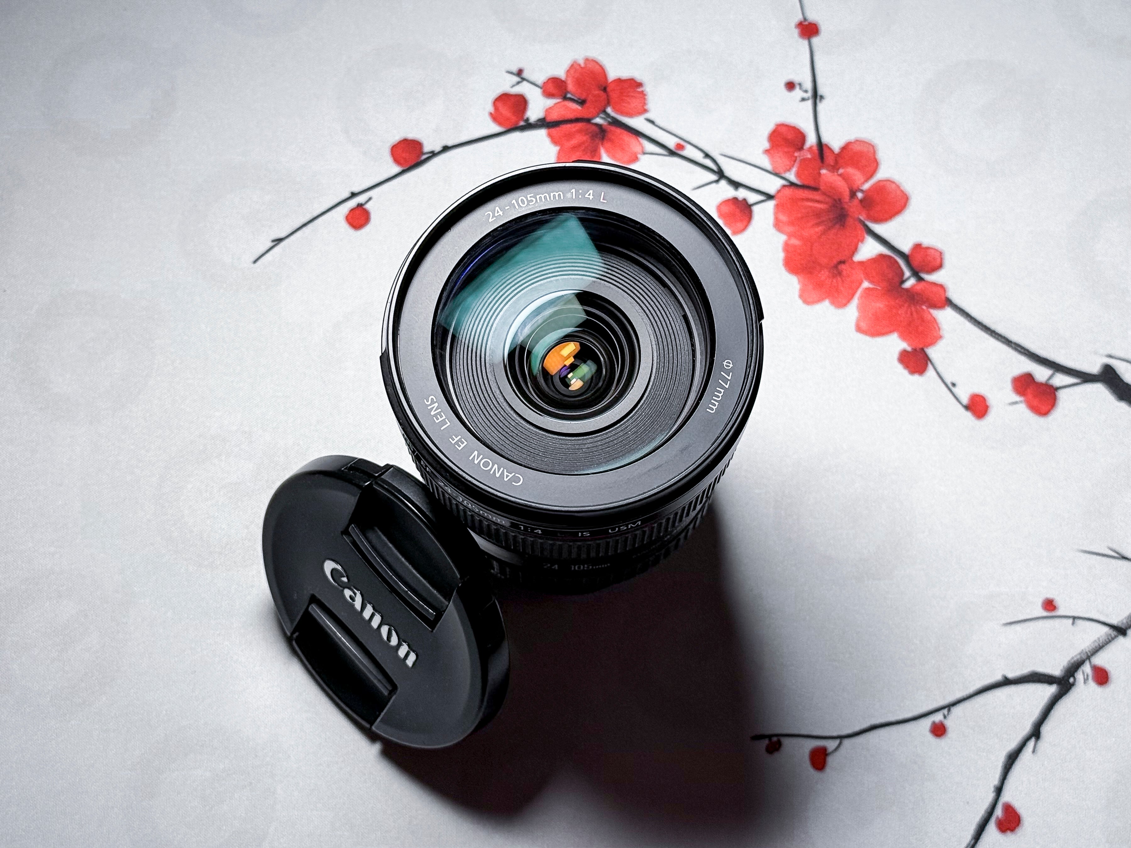 Canon 24-105 L USM f/4 lens for EF EOS DSLR - 1 Year Warranty, Excellent
