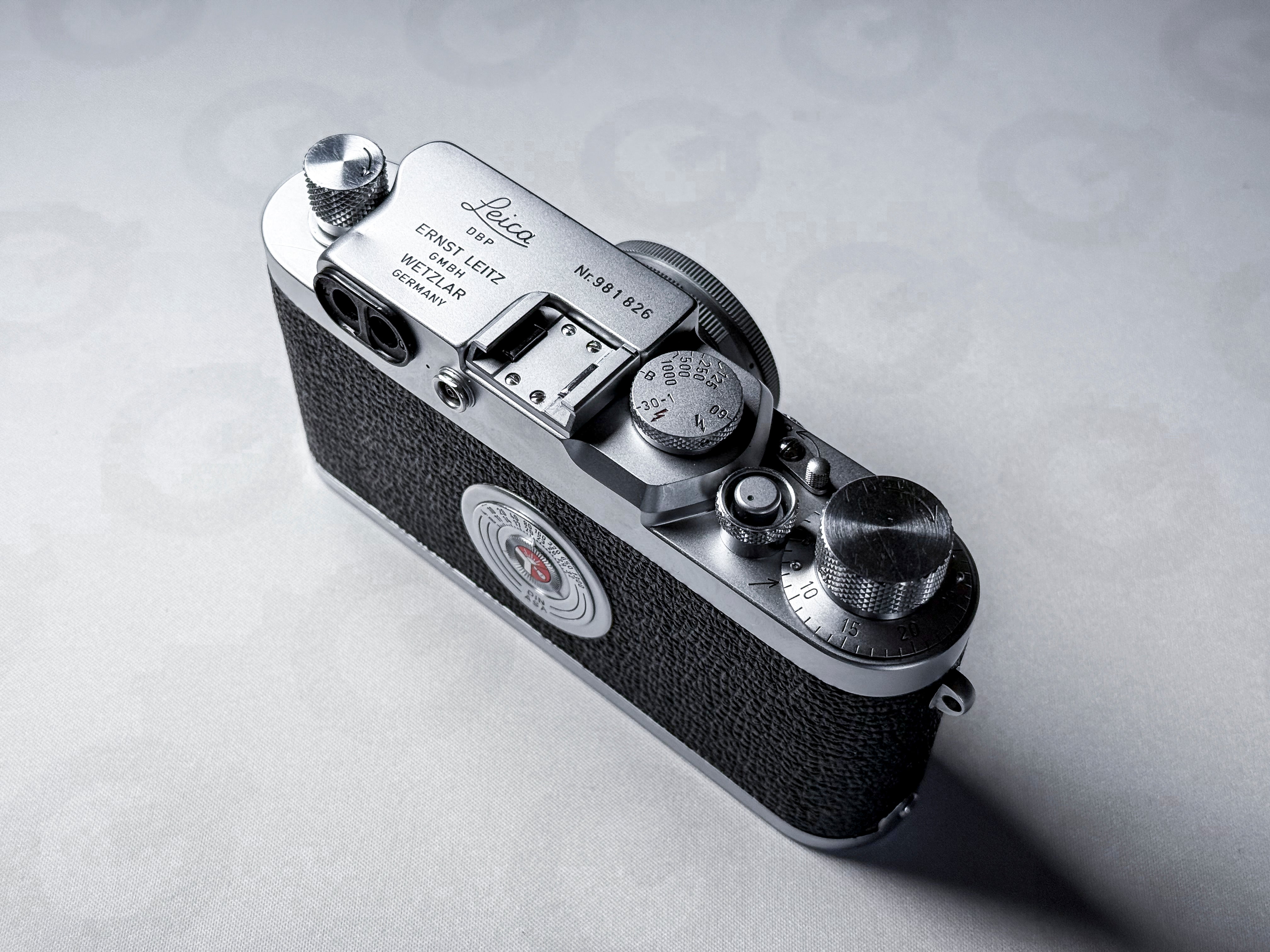 Rare! Leica IIIg + Elmar 50mm f/2.8 + Hood - Excellent Condition