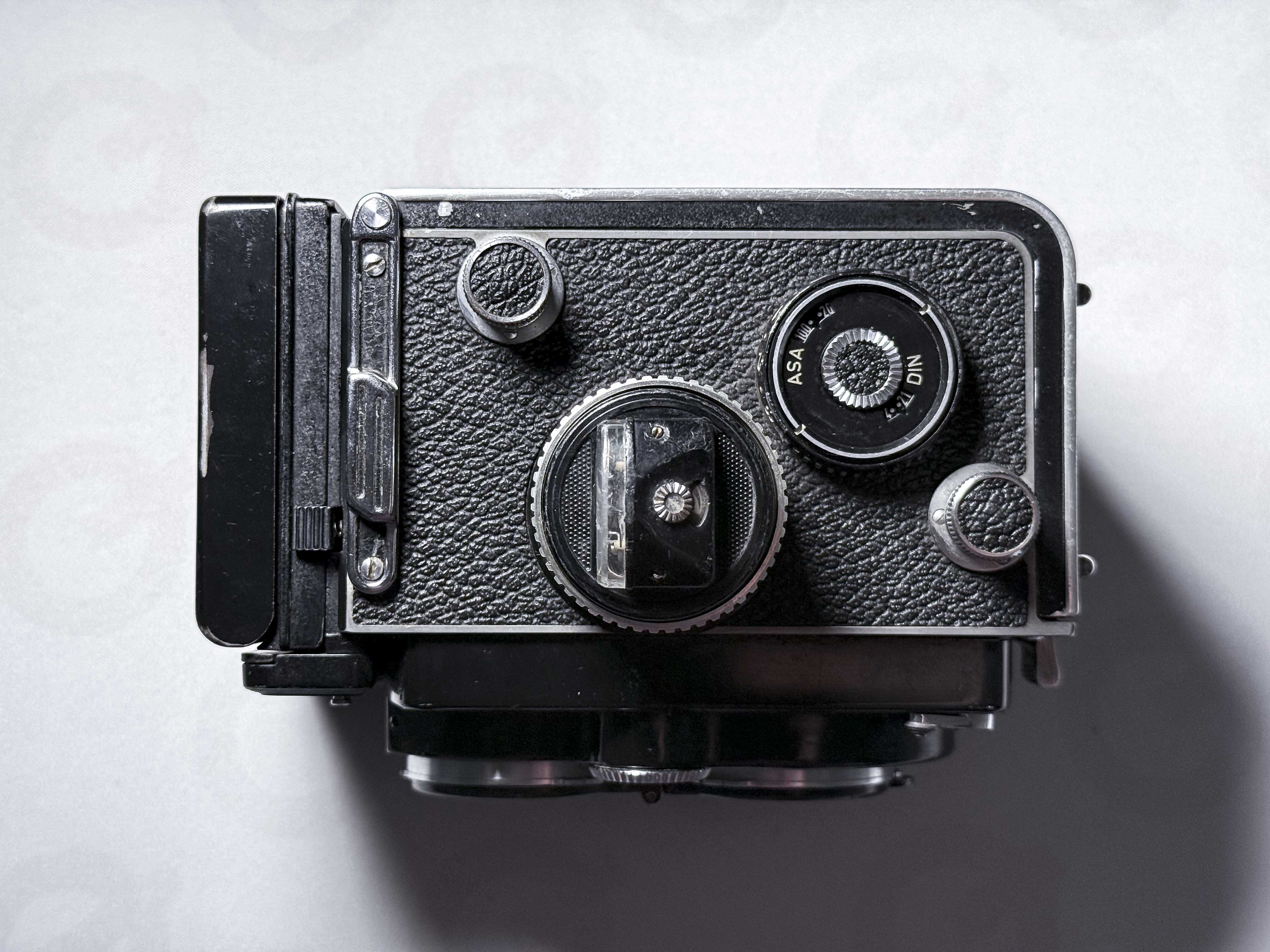 Rolleiflex White Face 3.5F Planar Pellicola Medio Formato TLR - Perfettamente Funzionante