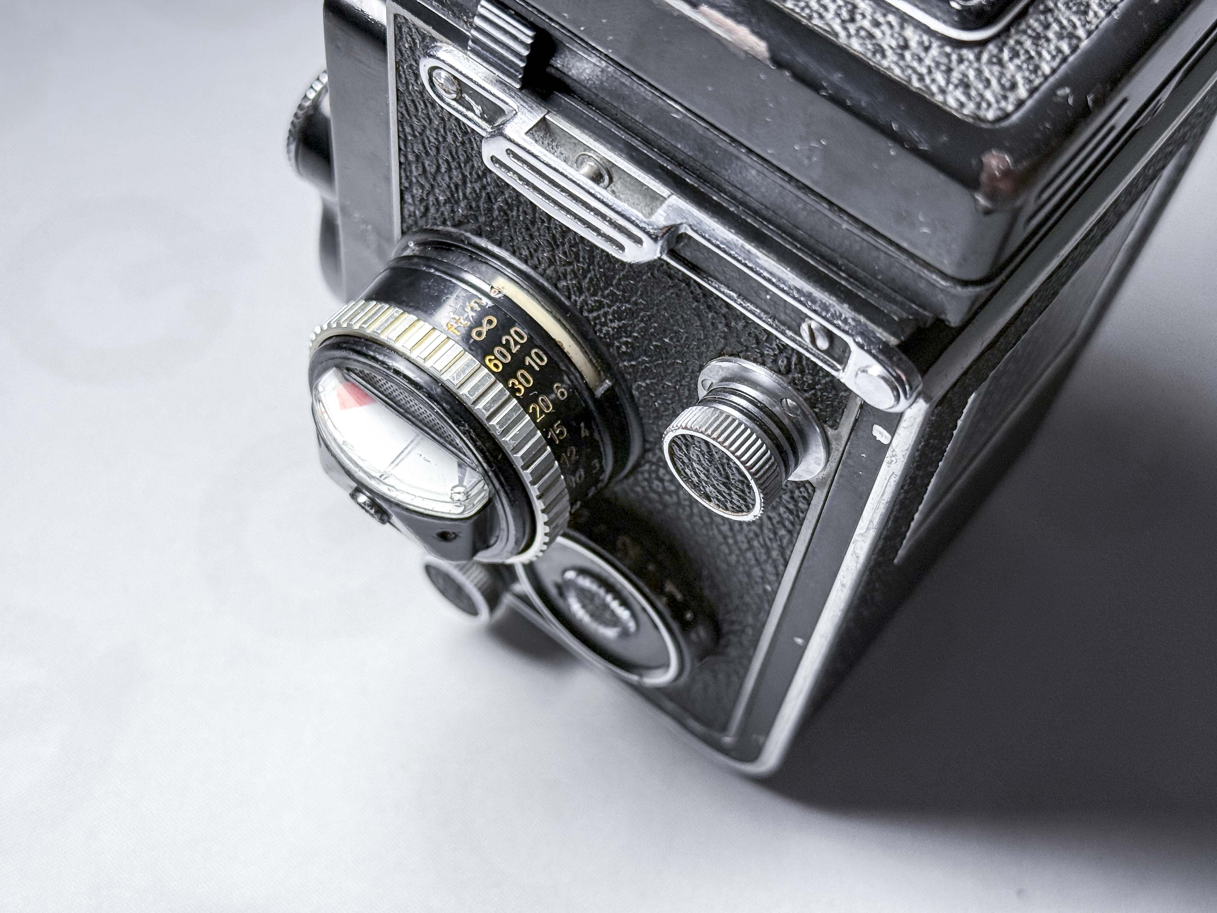 Rolleiflex White Face 3.5F Planar Pellicola Medio Formato TLR - Perfettamente Funzionante