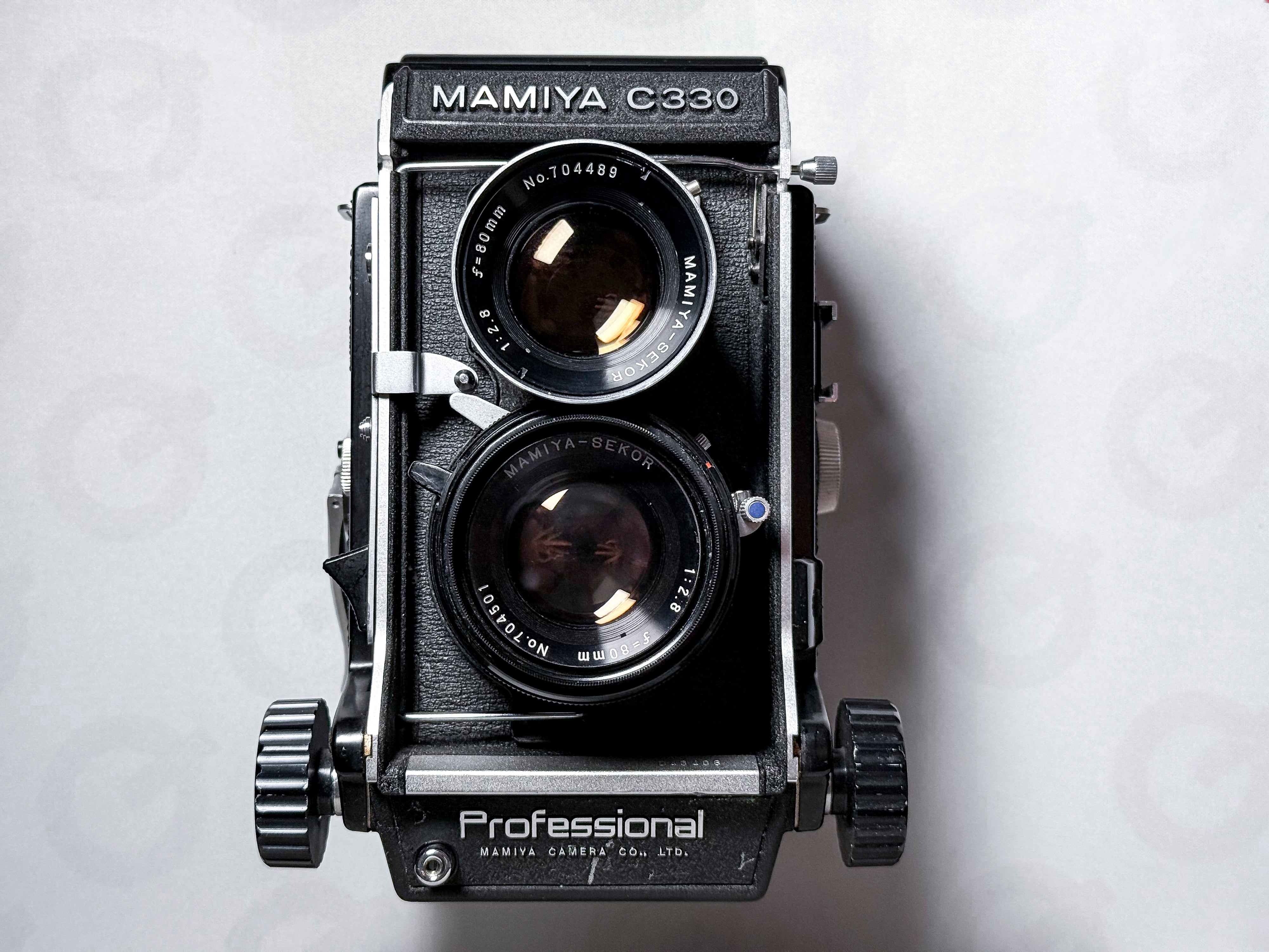 Mamiya C330 + Sekor 80mm f/2.8 Blue Dot Medium Format 120 Film Camera - Tested